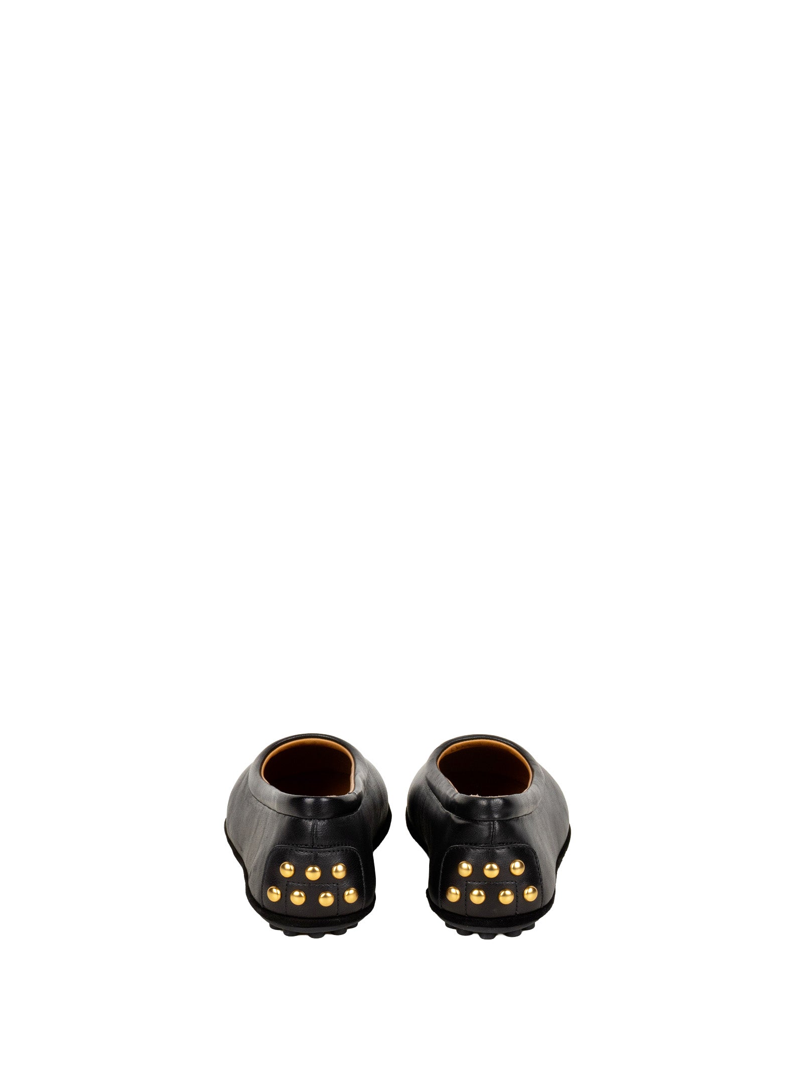 Tods Flat shoes Black Lambskin (ovis Aries Aries)