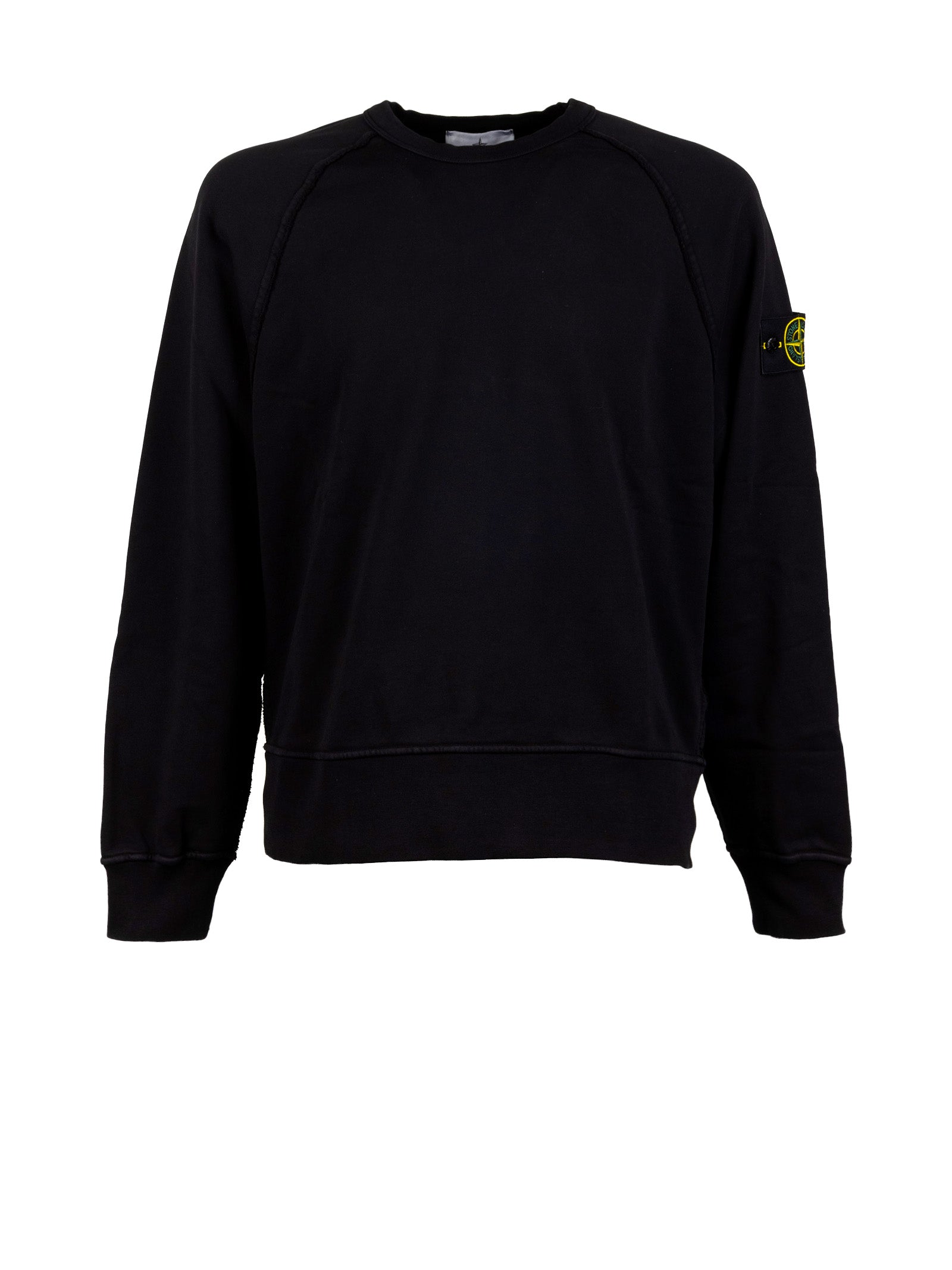 Stone Island Sweaters Black Cotone
