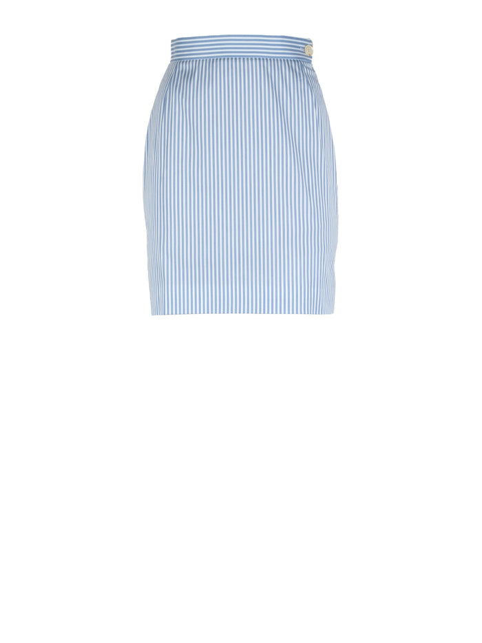 Vivienne Westwood Skirts Blue Cotton Polyamide Elastane