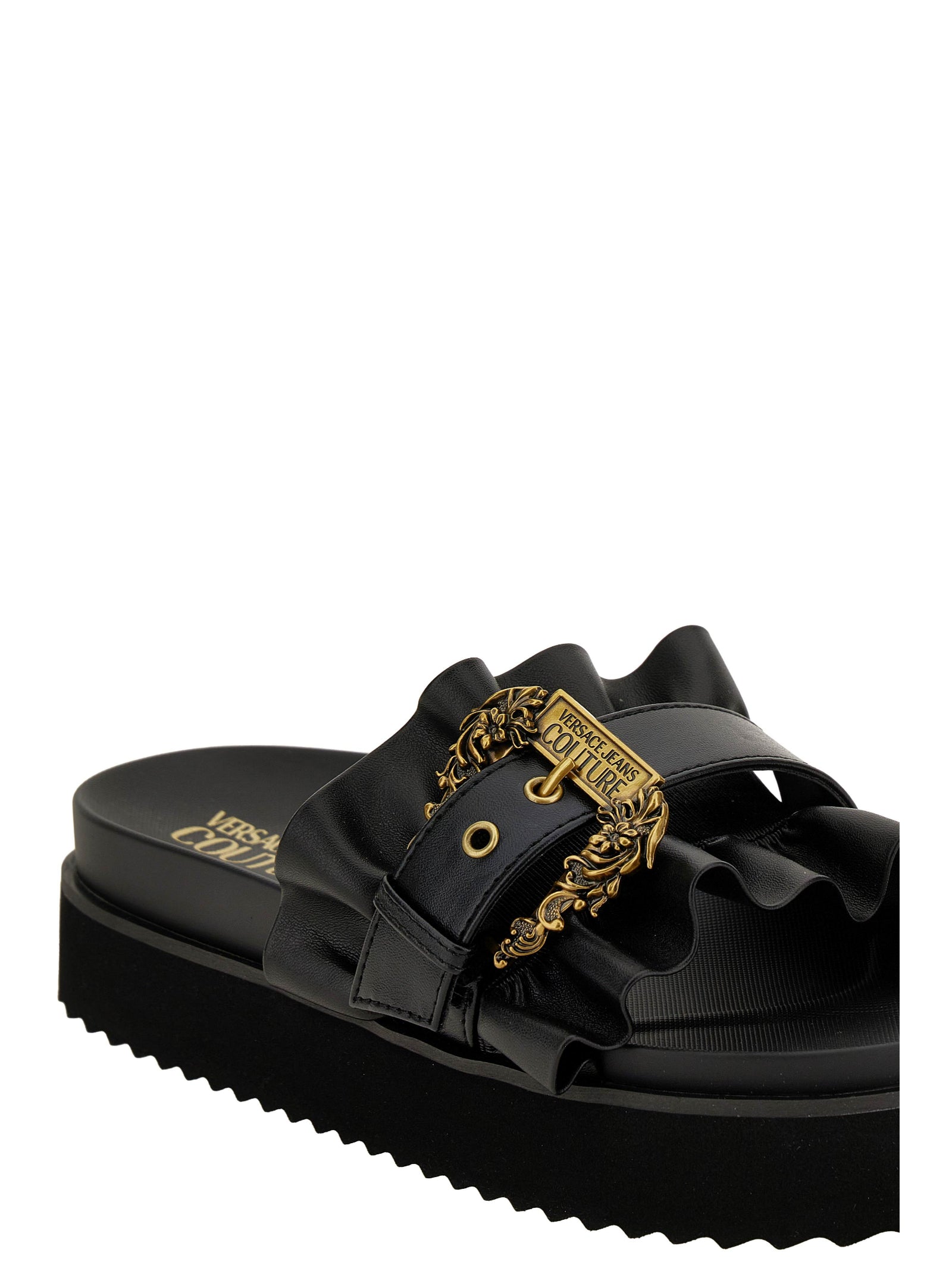 VERSACE JEANS COUTURE Sandals Black
