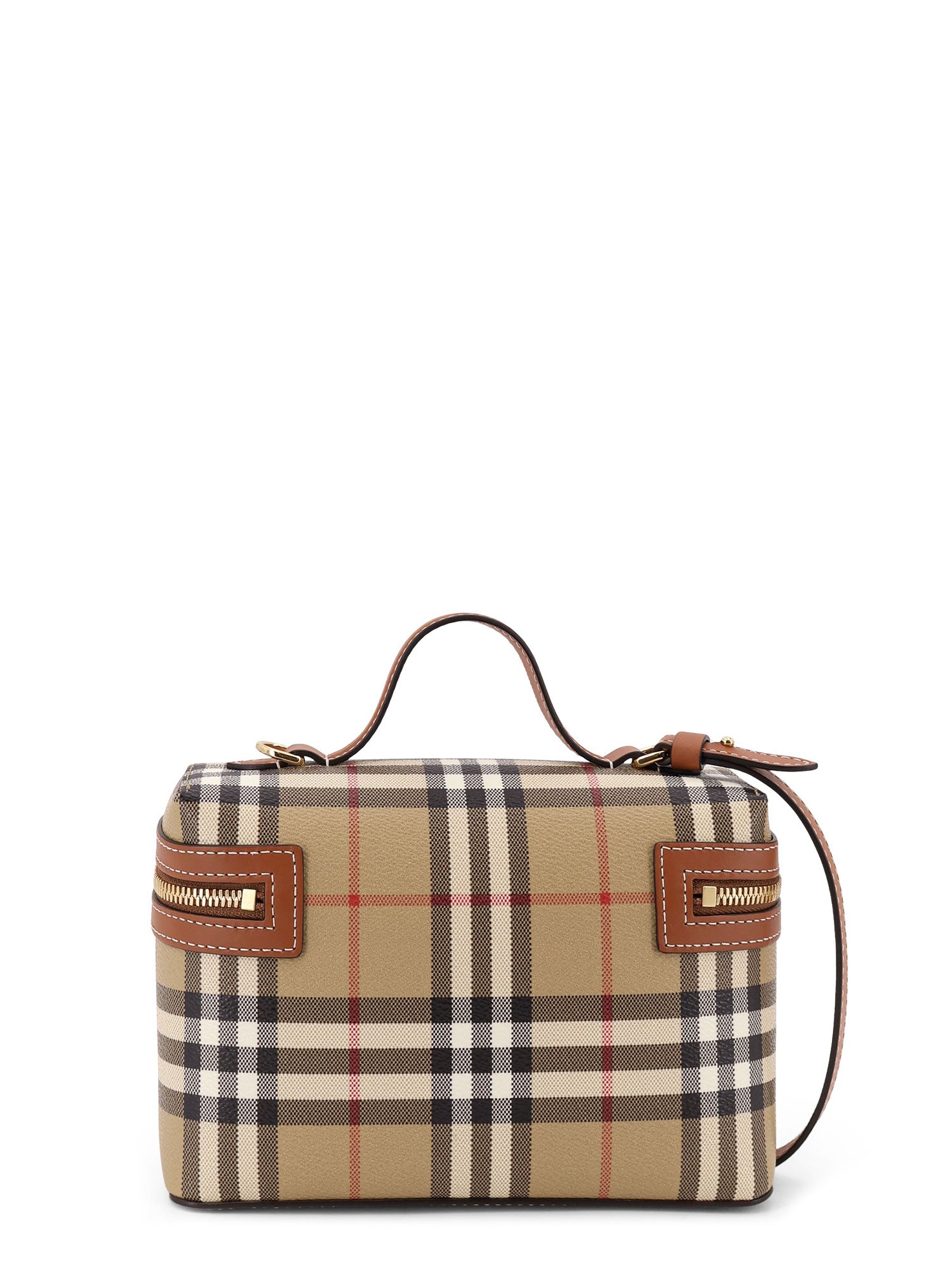 Burberry Bags Vntg Chk Bri Ar Brown Pelle