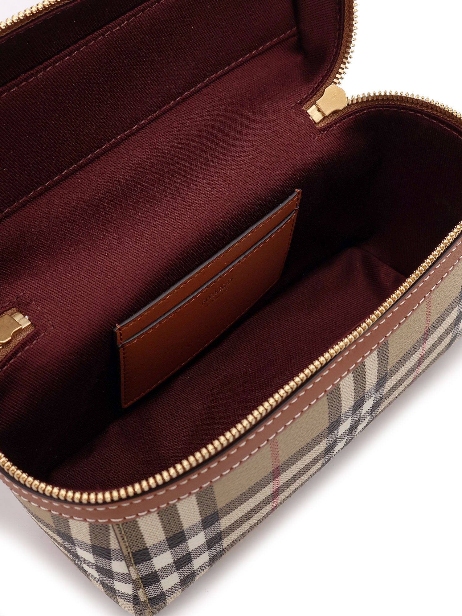 Burberry Bags Vntg Chk Bri Ar Brown Pelle