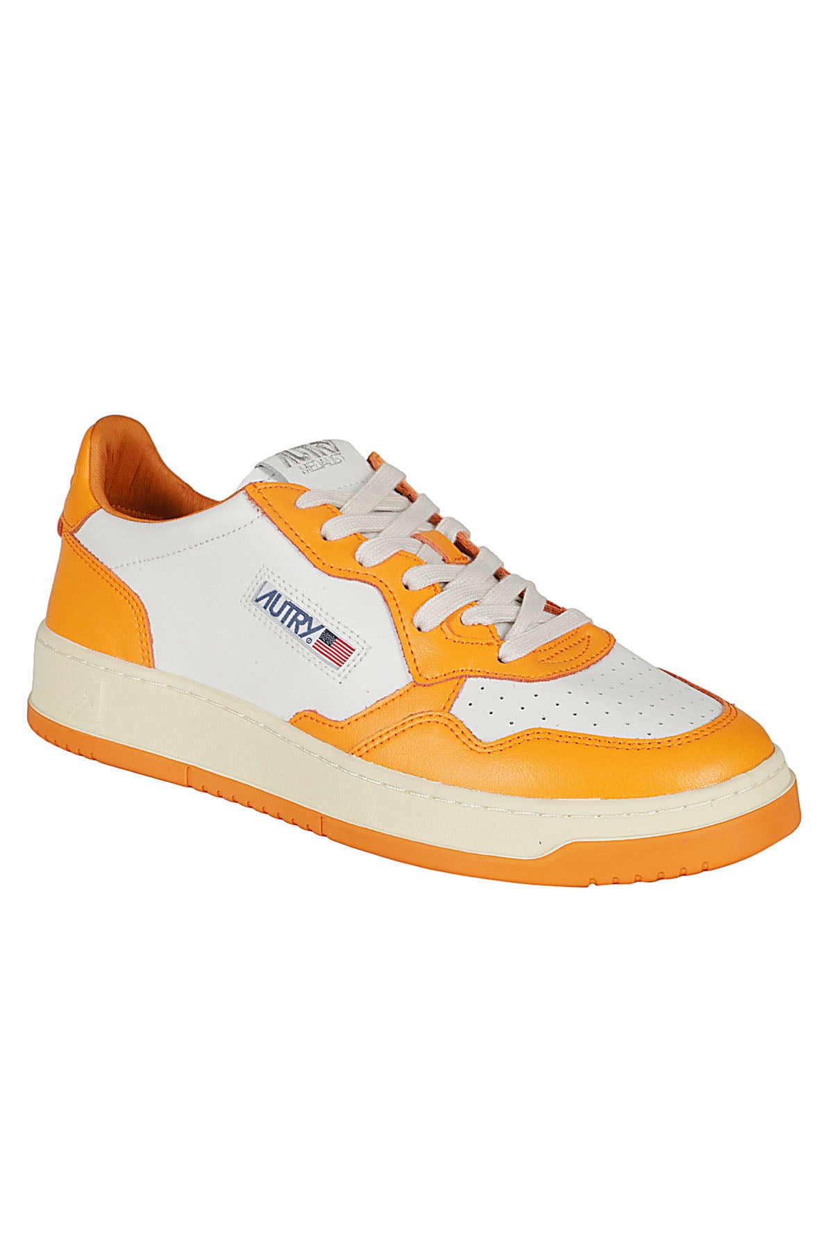 Medalist Low Man Yellow & Orange Cow Leather Calzature