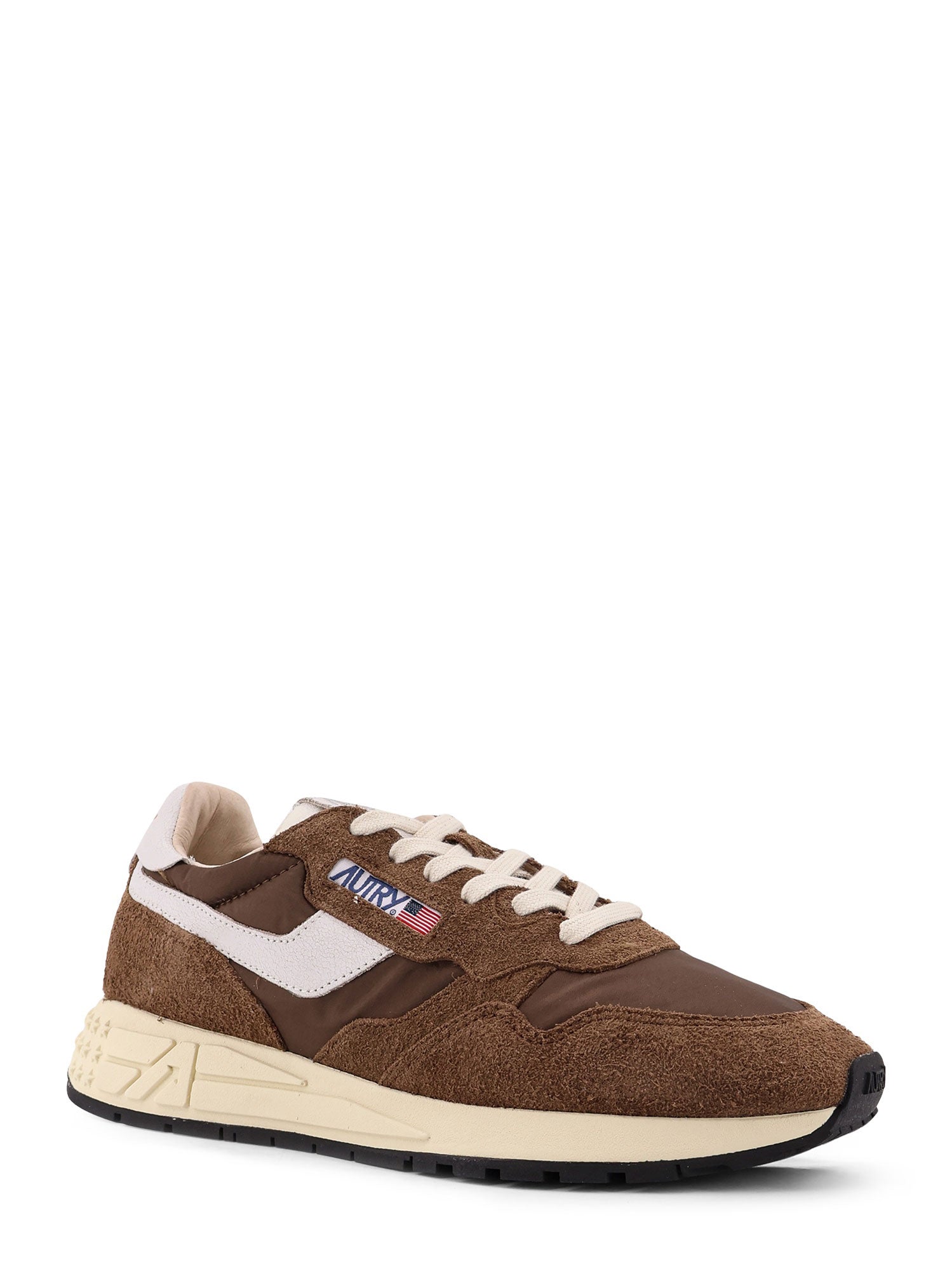 AUTRY Sneakers Bianco Marrone Suede/gomma