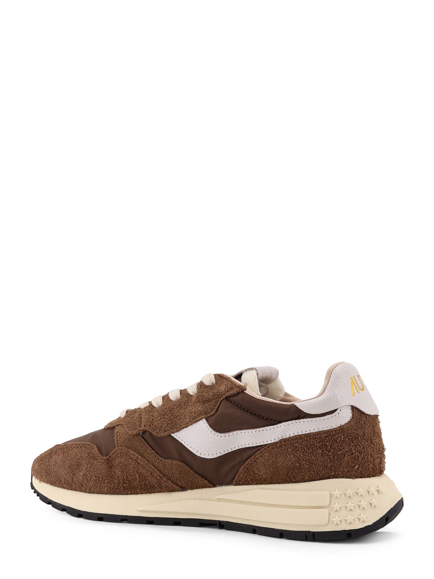 AUTRY Sneakers Bianco Marrone Suede/gomma