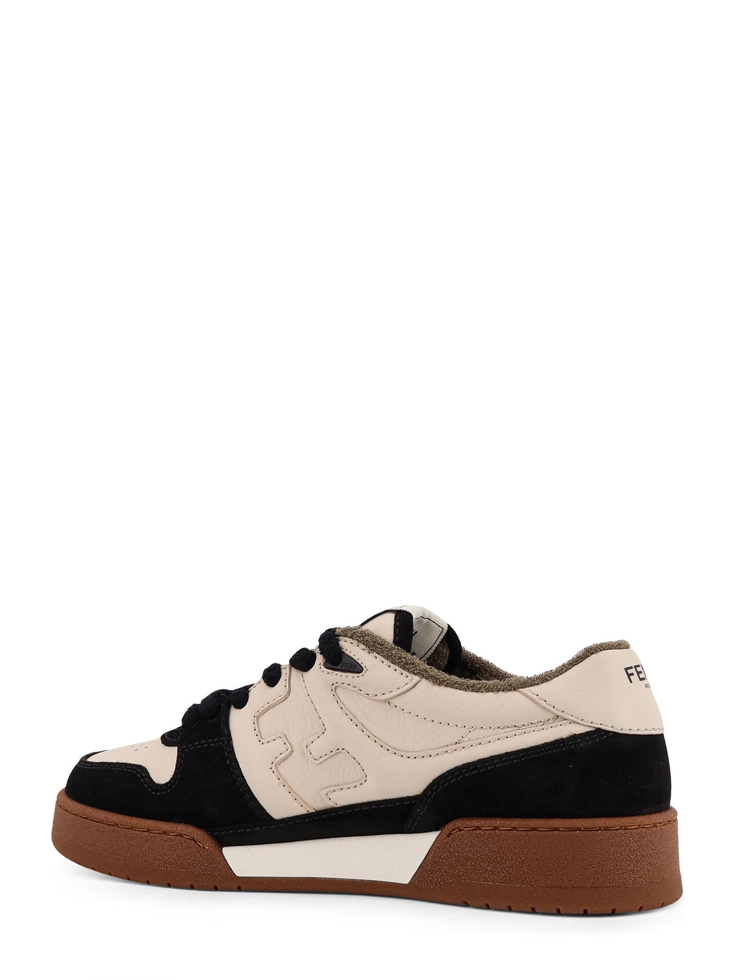 Fendi Sneakers Nero+milk+nero Pelle