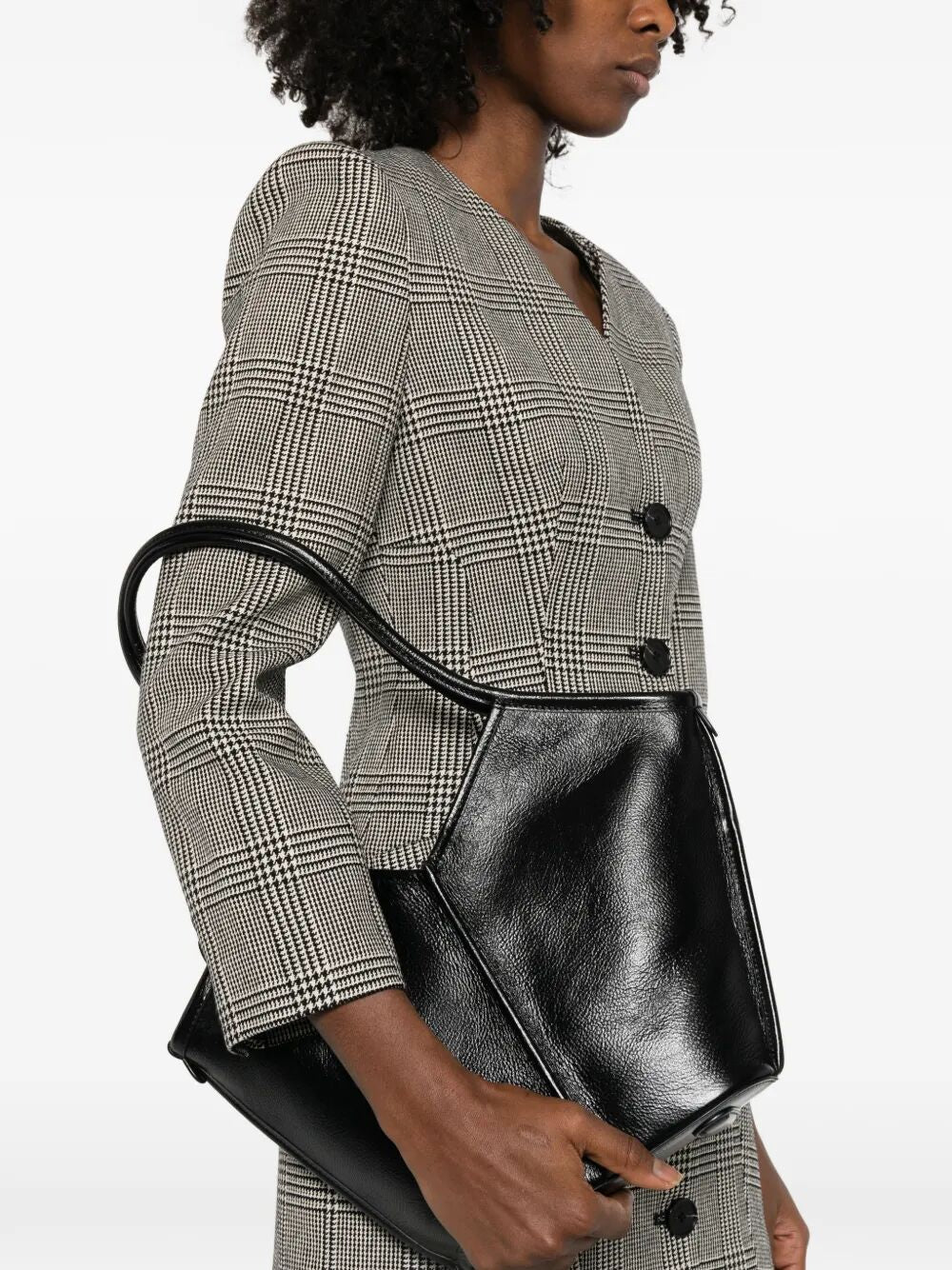 Calella S Black Calf Leather Bag
