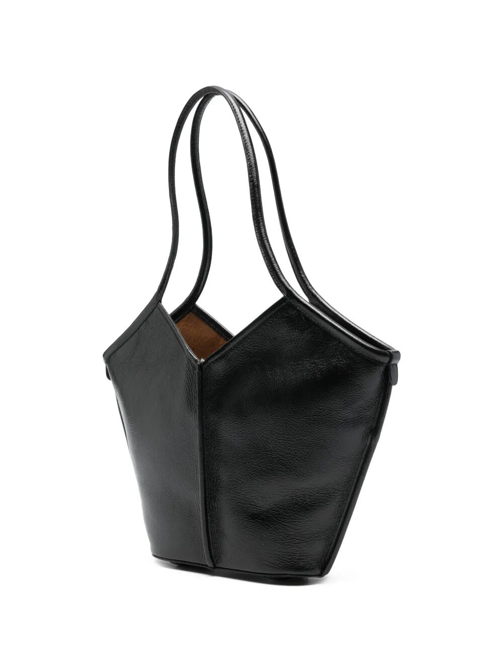 Calella S Black Calf Leather Bag