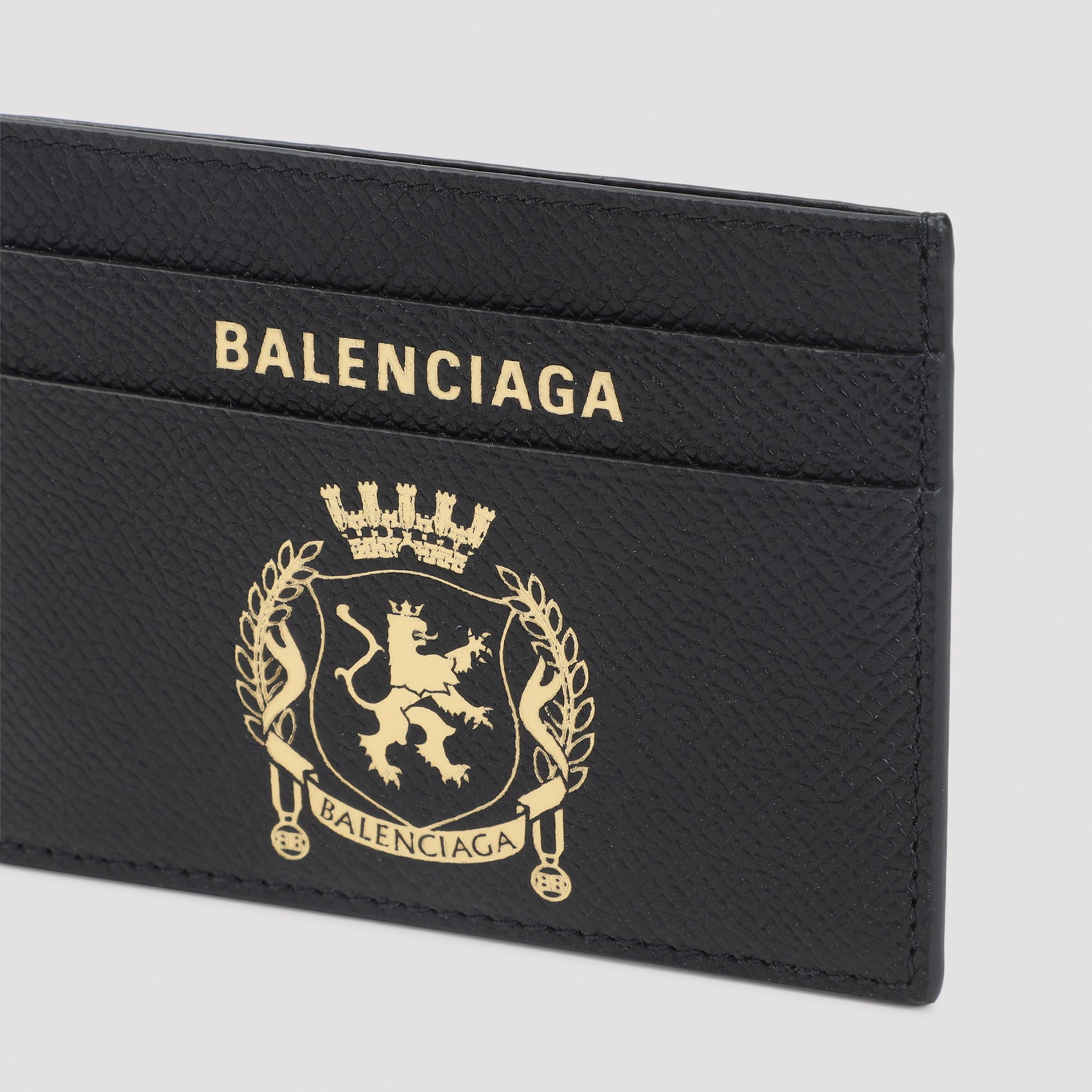 Passport Credit Card Case Black Grained Leather Smallleathergoods