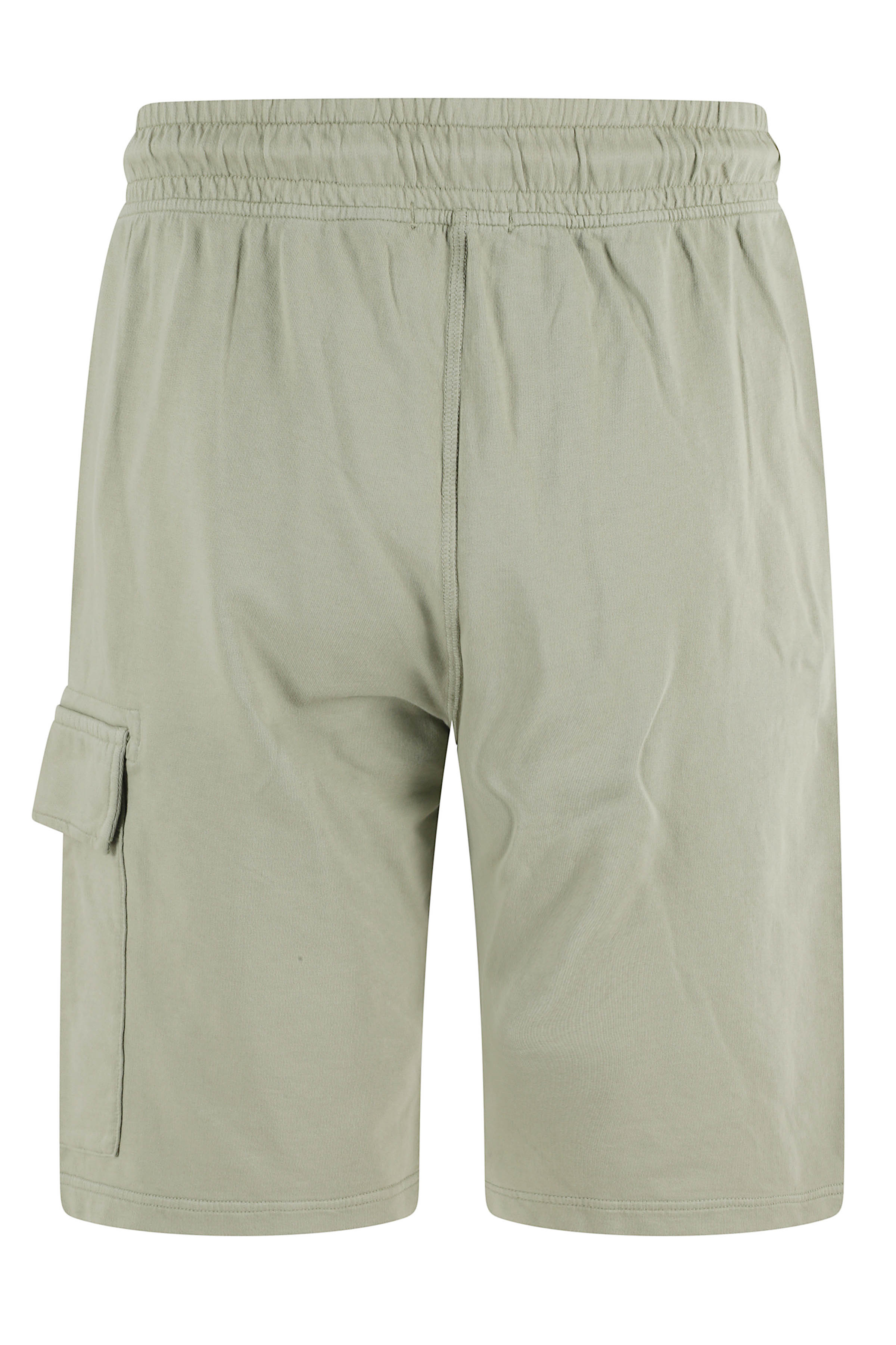 Light Fleece Cargo Lens Sweatshorts Grey Cotton Short