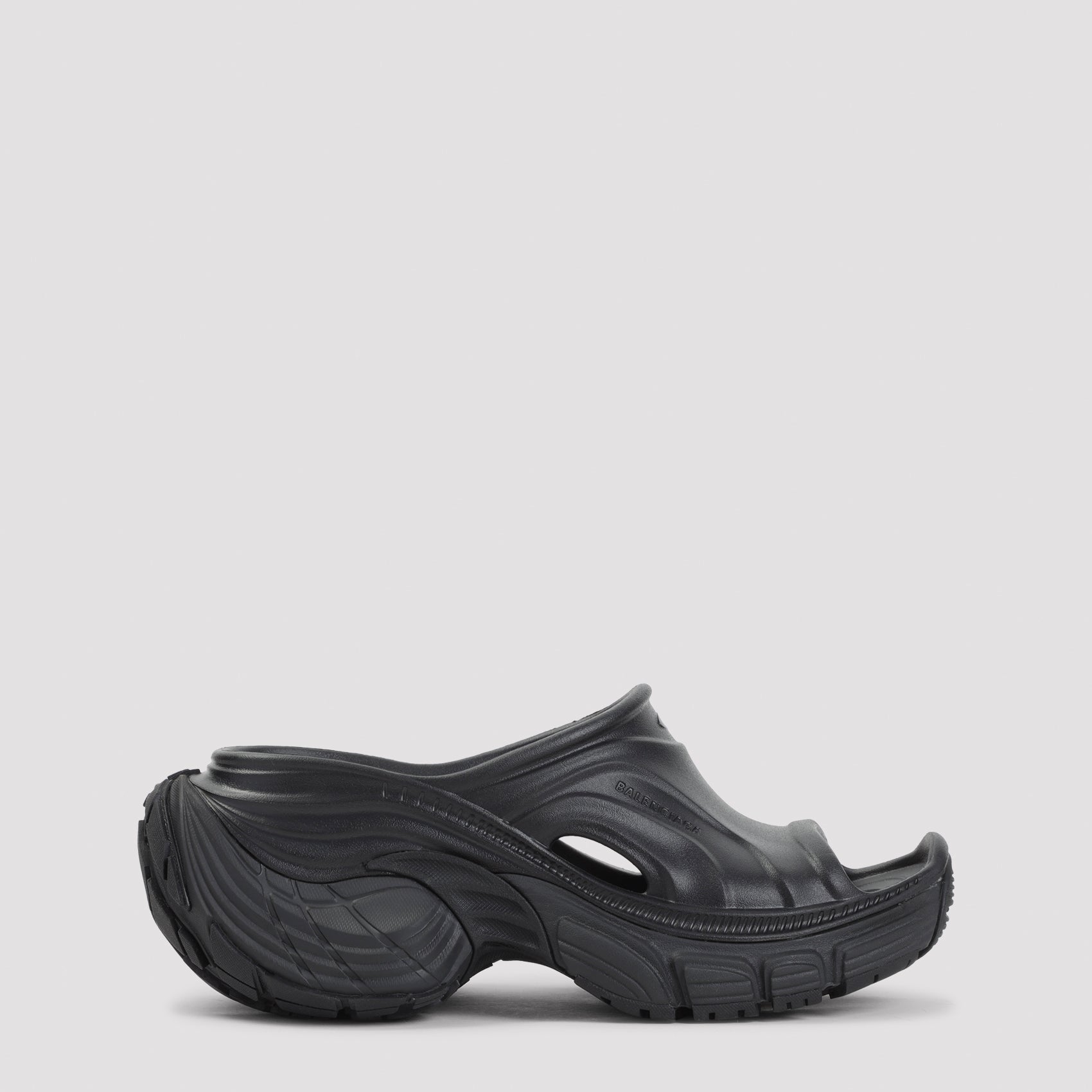 6xl Slippers Black Rubber Shoe