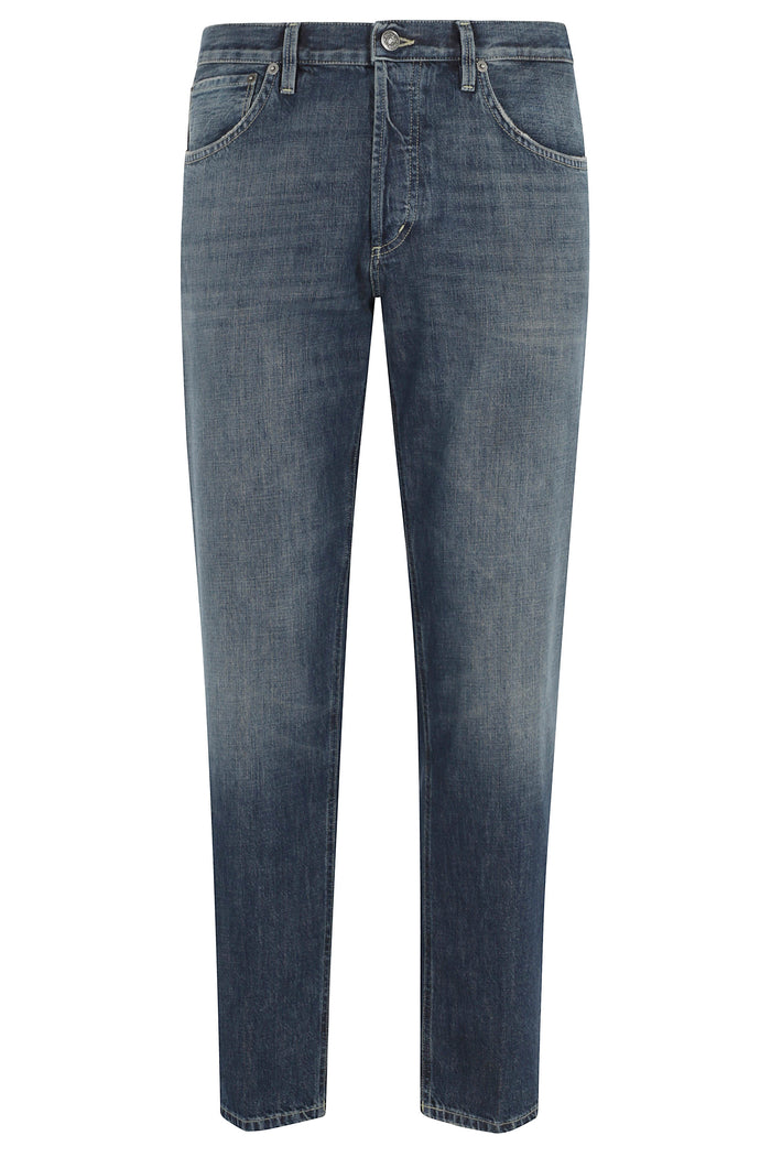 Jeans 5tasche Carrot Brighton Blue Cotone