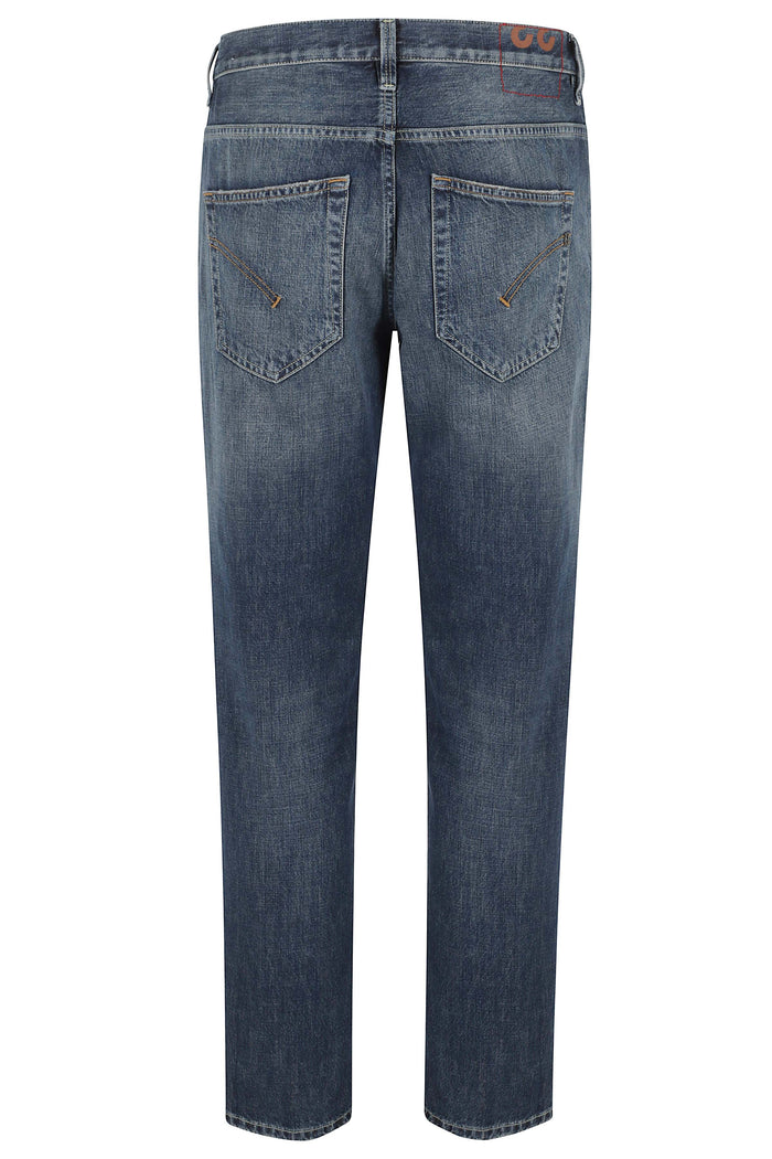 Jeans 5tasche Carrot Brighton Blue Cotone