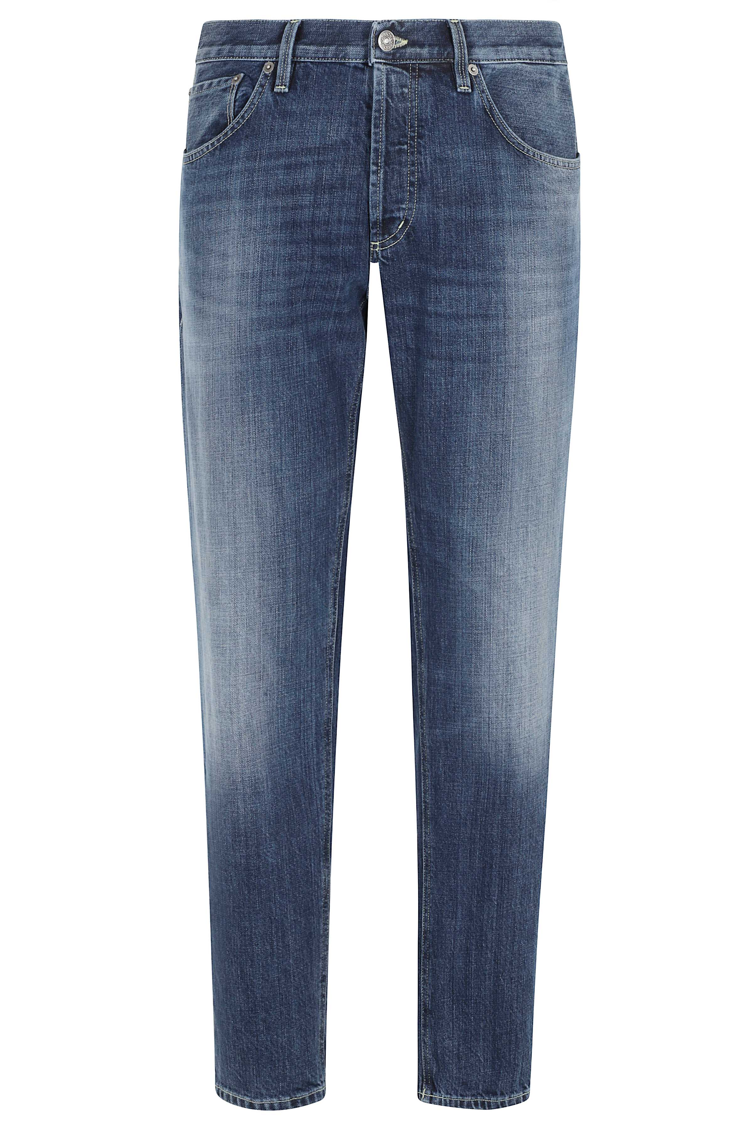 Jeans 5tasche Carrot Brighton Blue Cotone