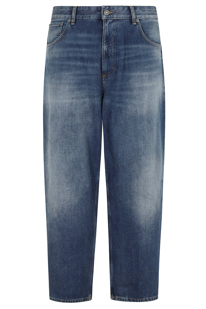 Jeans 5tasche Loose Anthony Blue Cotone