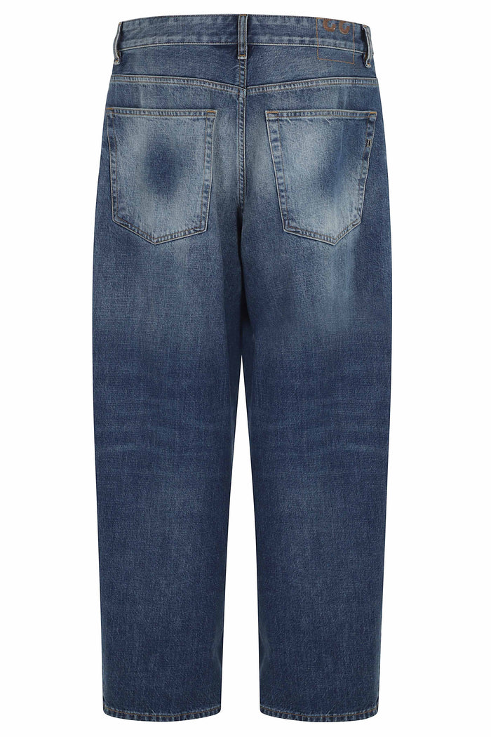 Jeans 5tasche Loose Anthony Blue Cotone