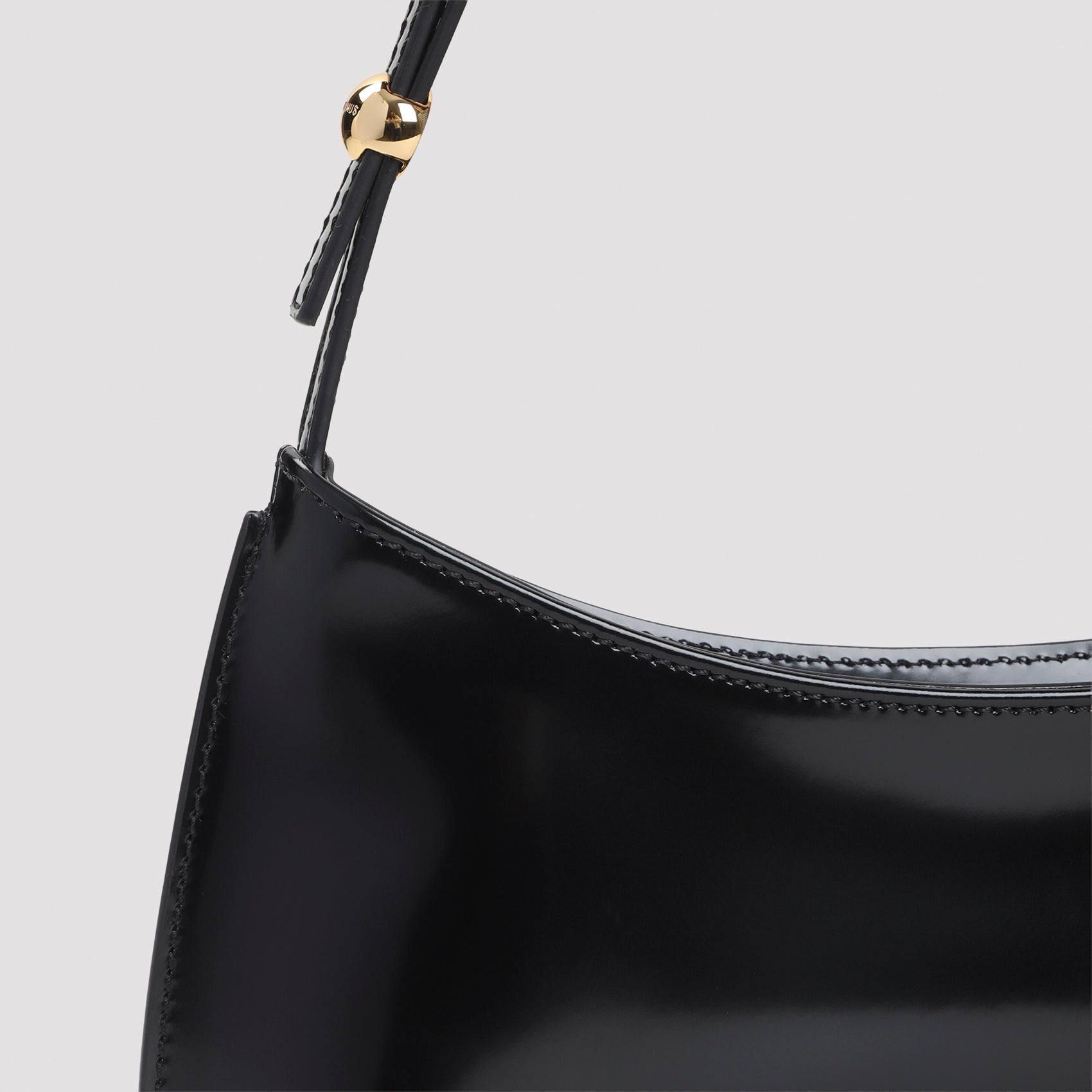 Le Bisou Handbag Black Calf Leather Bag