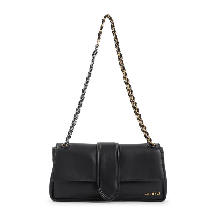 Le Bambino Chaine Handbag Black Lamb Leather Bag