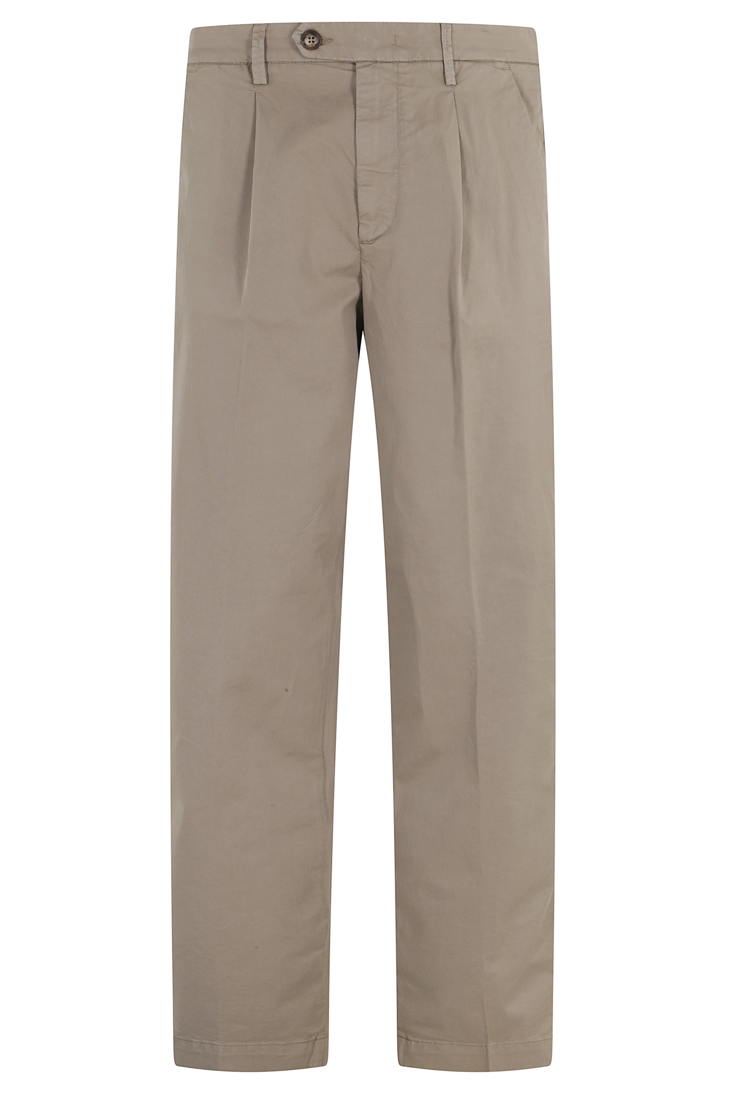 Marc Gabardina Tinto Capo Stretch Brown Cotone Cachemire Elastene Pantaloni