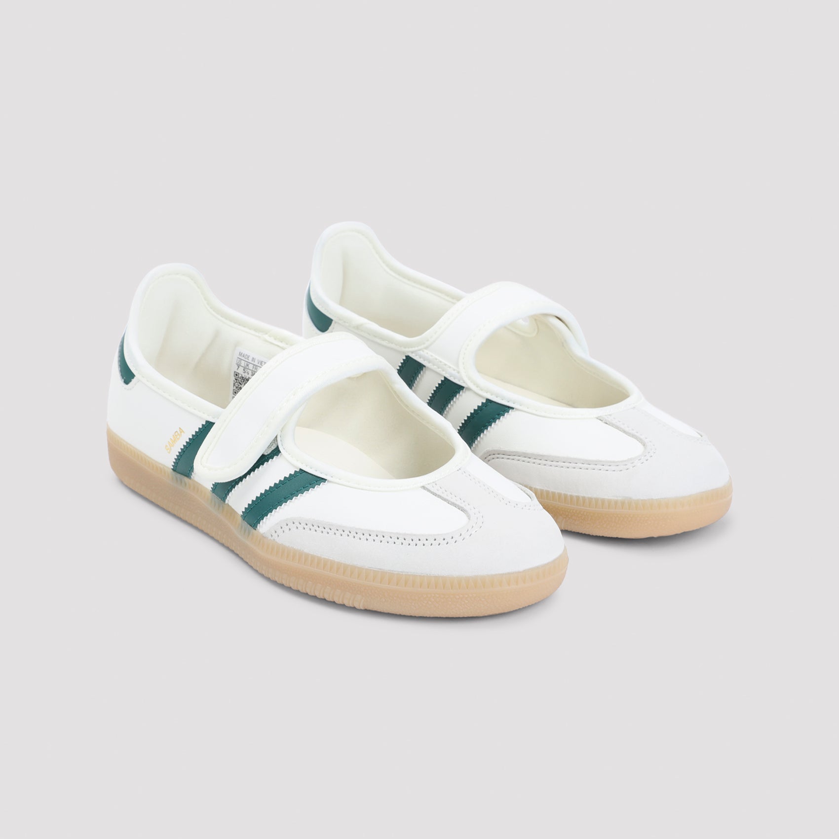 Samba Jane Sneakers White Leather Rubber Shoe