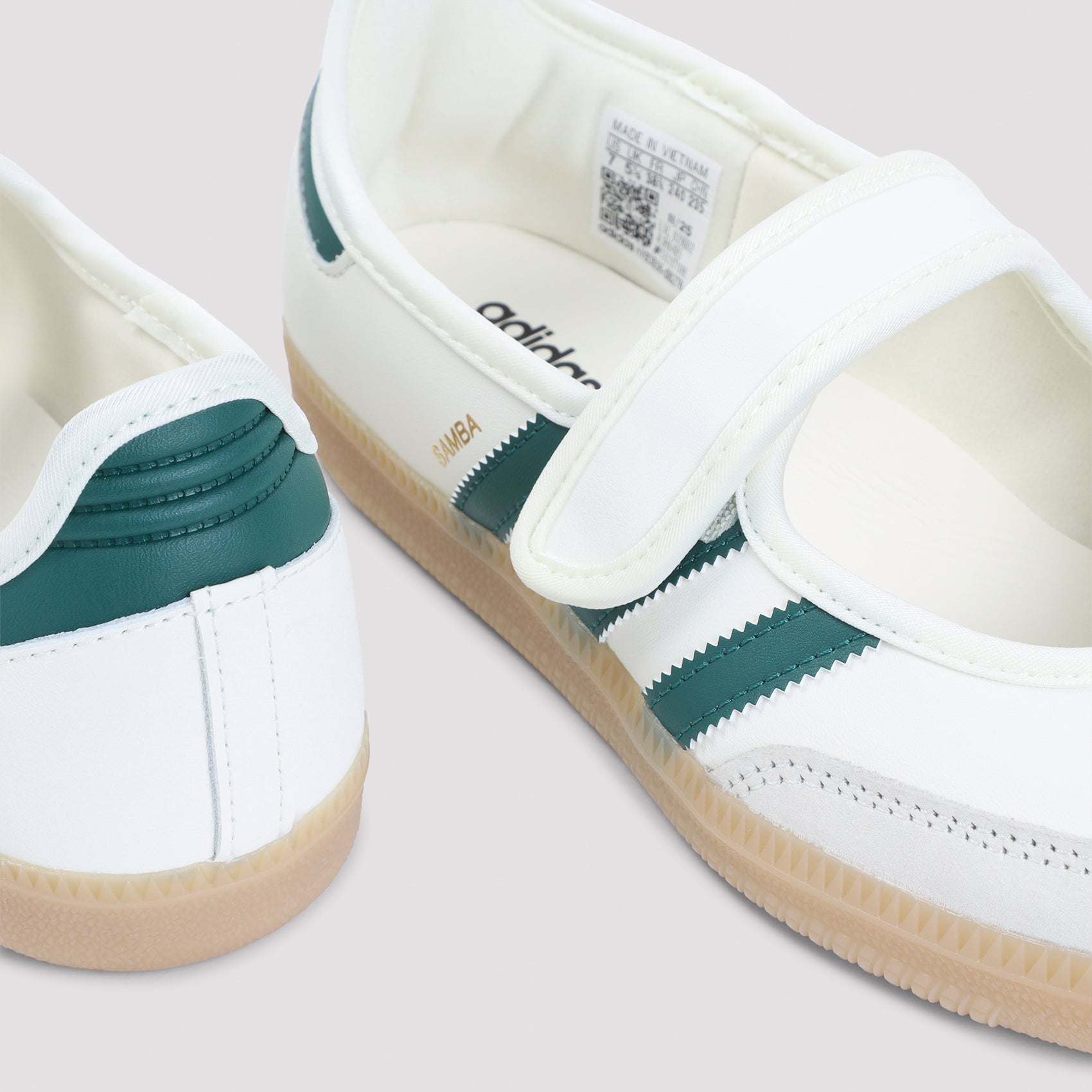 Samba Jane Sneakers White Leather Rubber Shoe