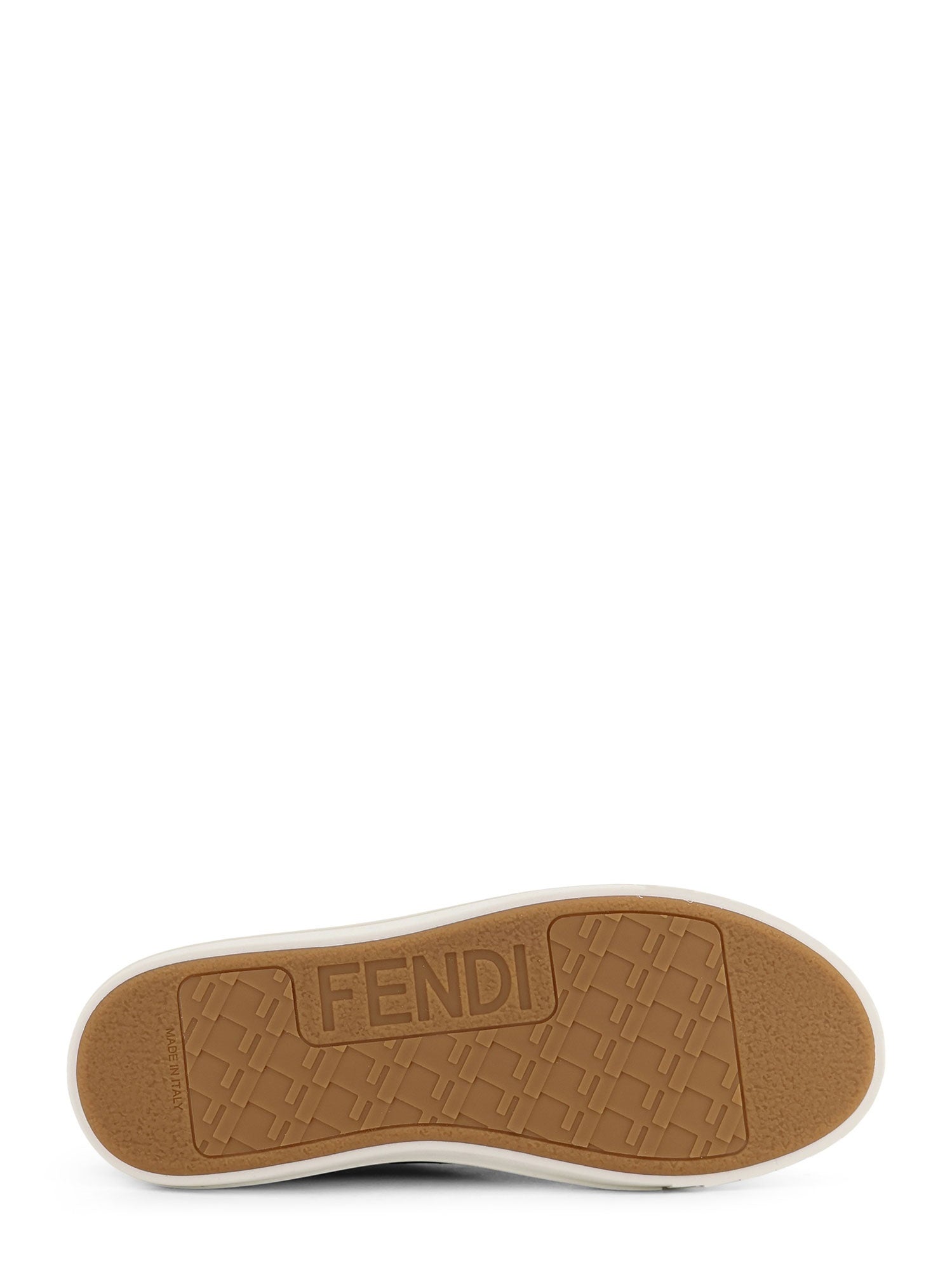 Fendi Sneakers Tabacco Nero Tessuto Ff