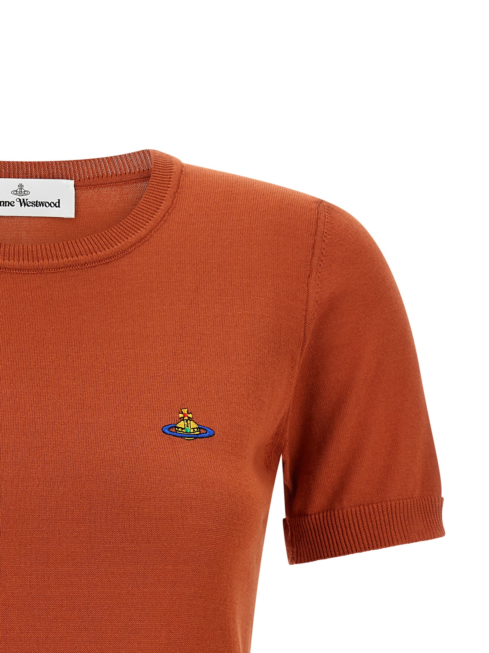 Bea Top Orange Cotton Tops