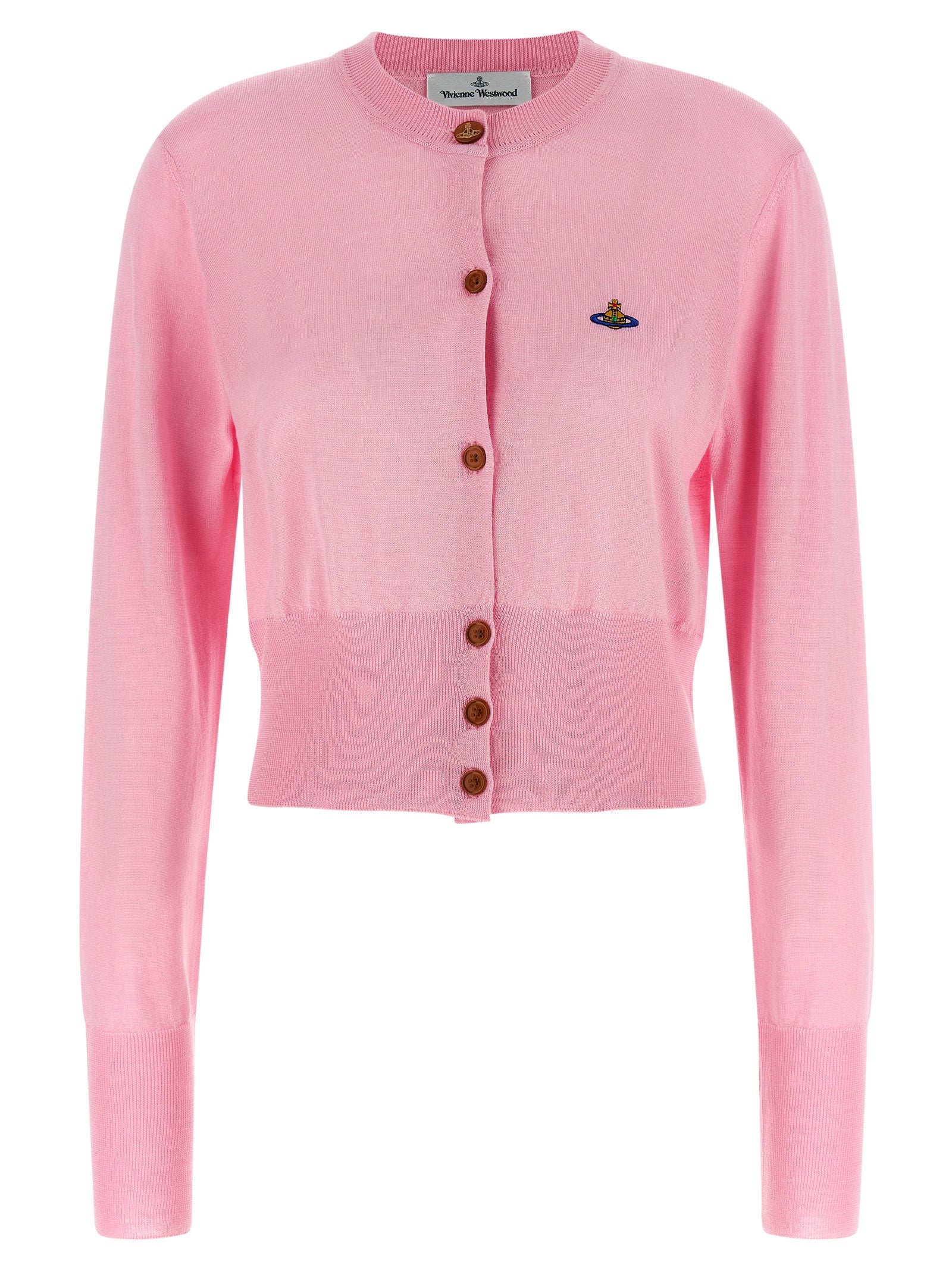 Bea cardigan Pink Wool Sweater, Cardigans