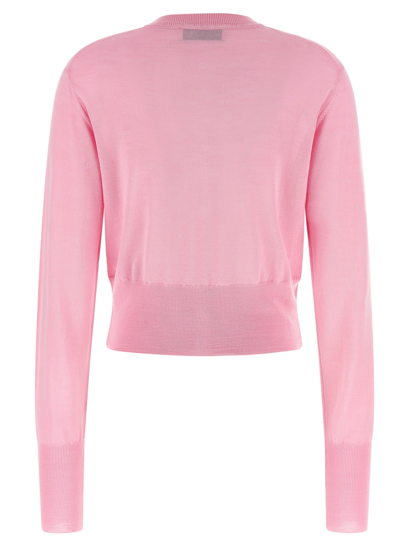 Bea cardigan Pink Wool Sweater, Cardigans