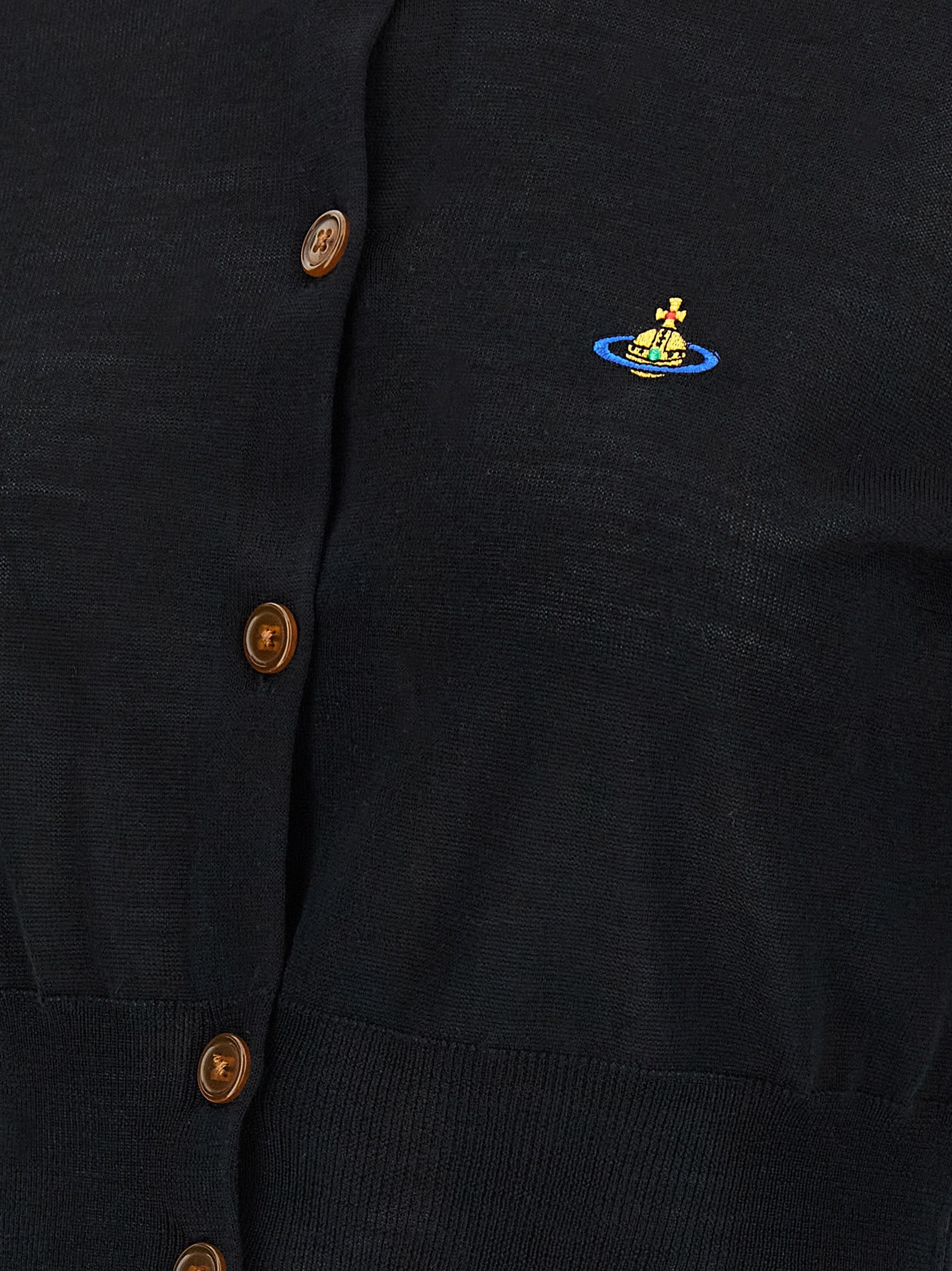 Cardigan Bea Black Wool Sweater, Cardigans