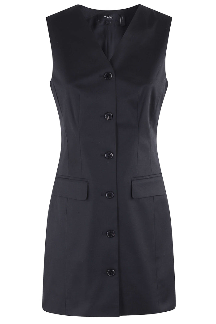 Blazer Black Cotone Elastan Abito