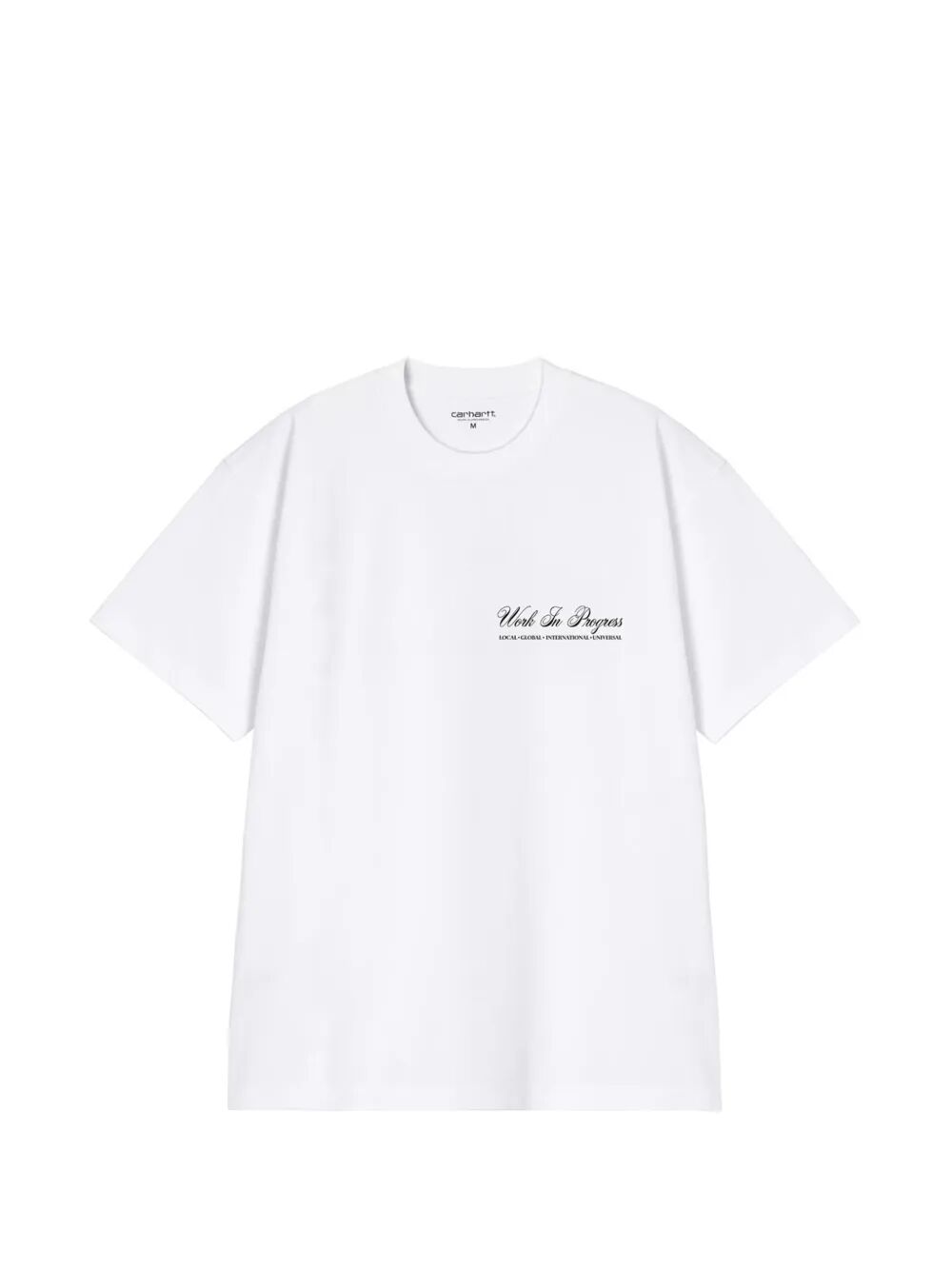 S-S Cloud Heart T-Shirt White Organic Cotton Single Jersey Tshirt