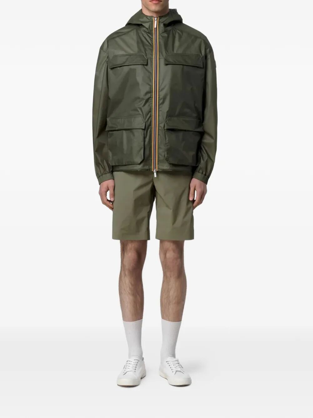Clad Extra Light 3l Green Nylon Jacket