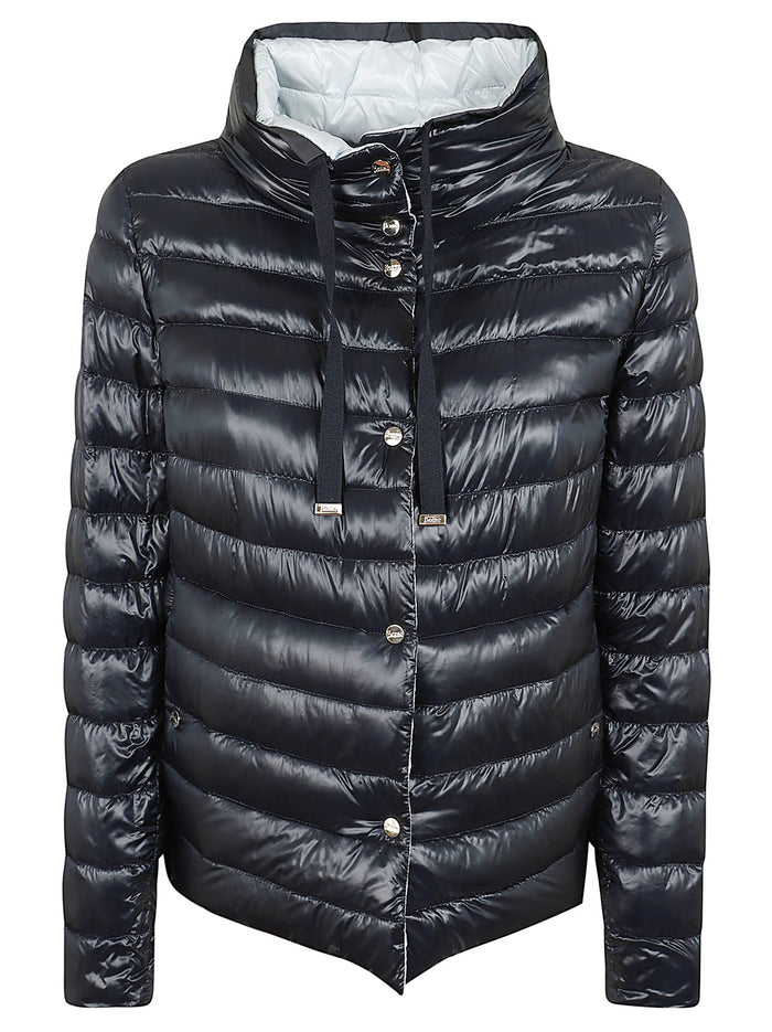 Padded Jacket Blue Giacca