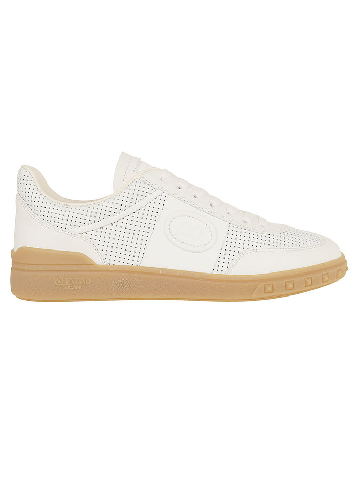 Sneaker Upvillage Nappa Traforata White Calzature