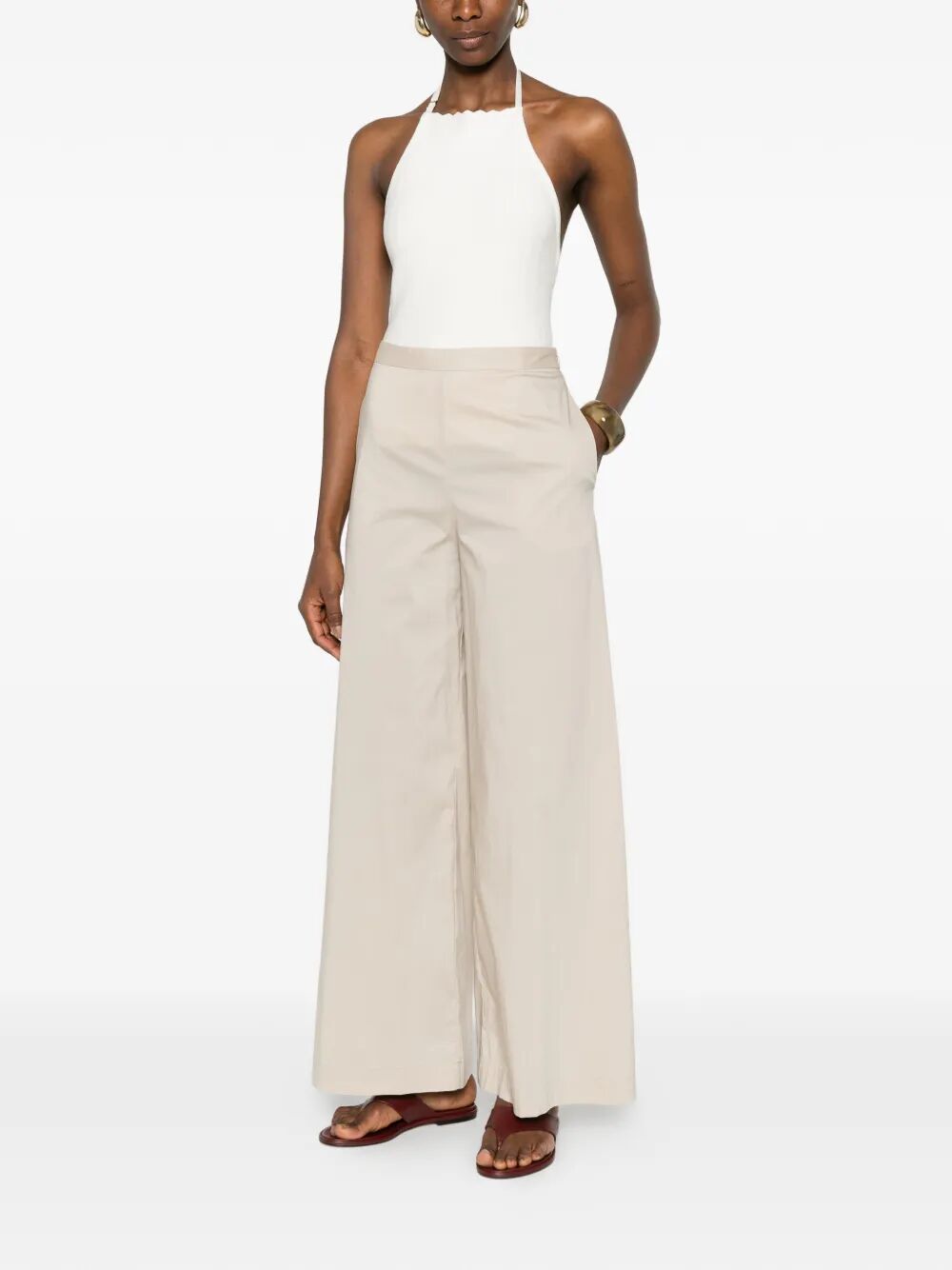 Pantalone Ilaria Brown Co Pa Ea Pant