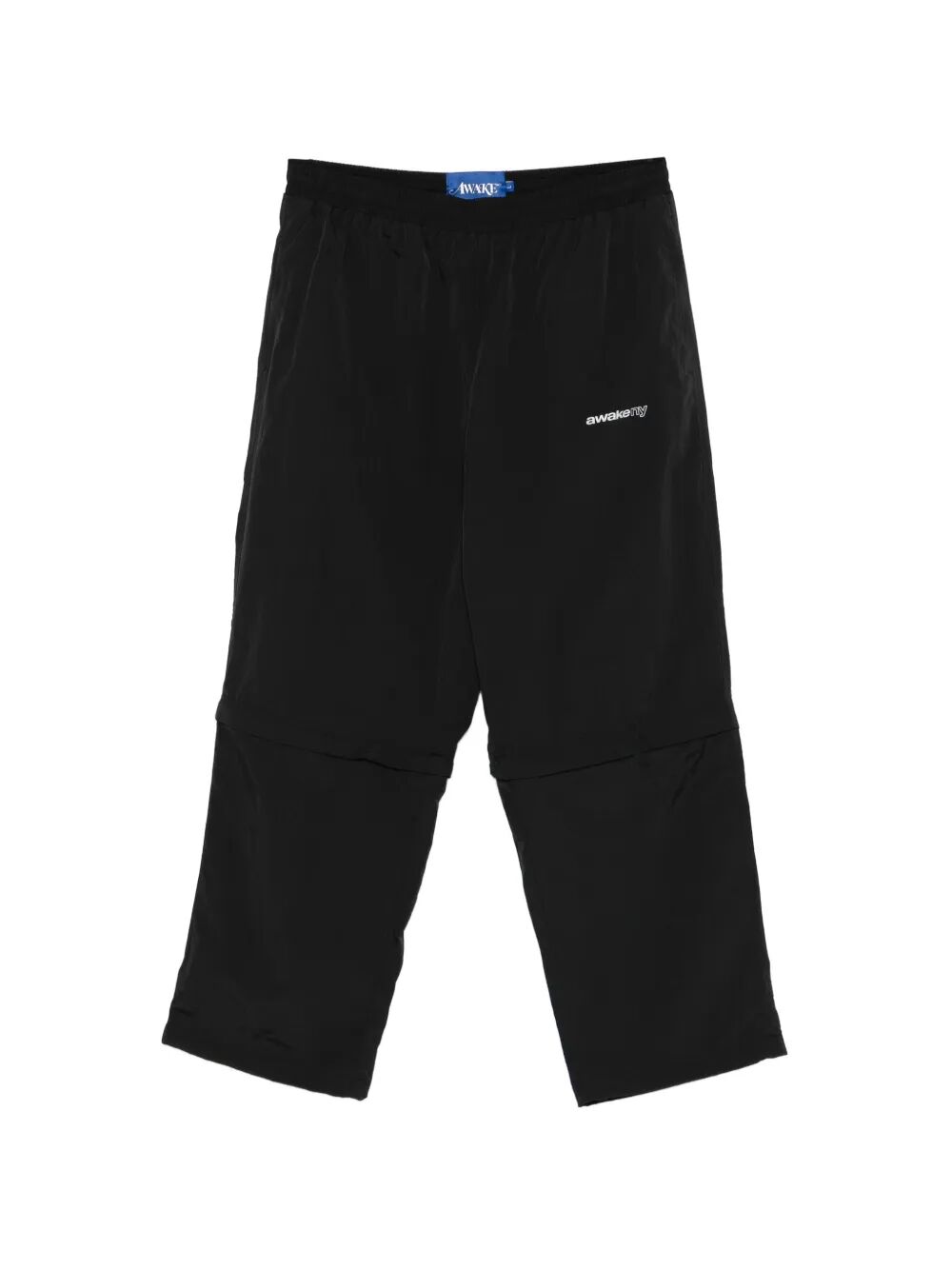 Convertible Nylon Trackie Black Pant