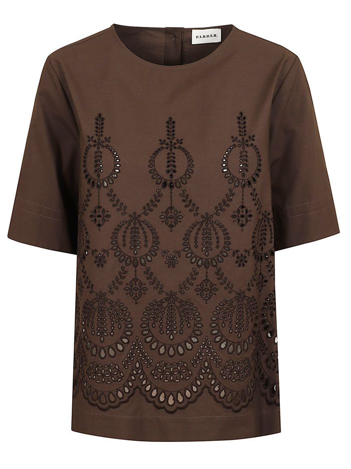 Blusa Brown Camicia