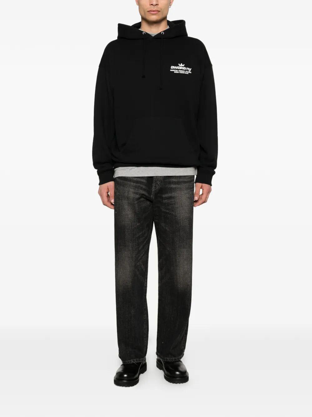 Good Everywhere Pullover Hoodie Black Cotton Sweatshirt
