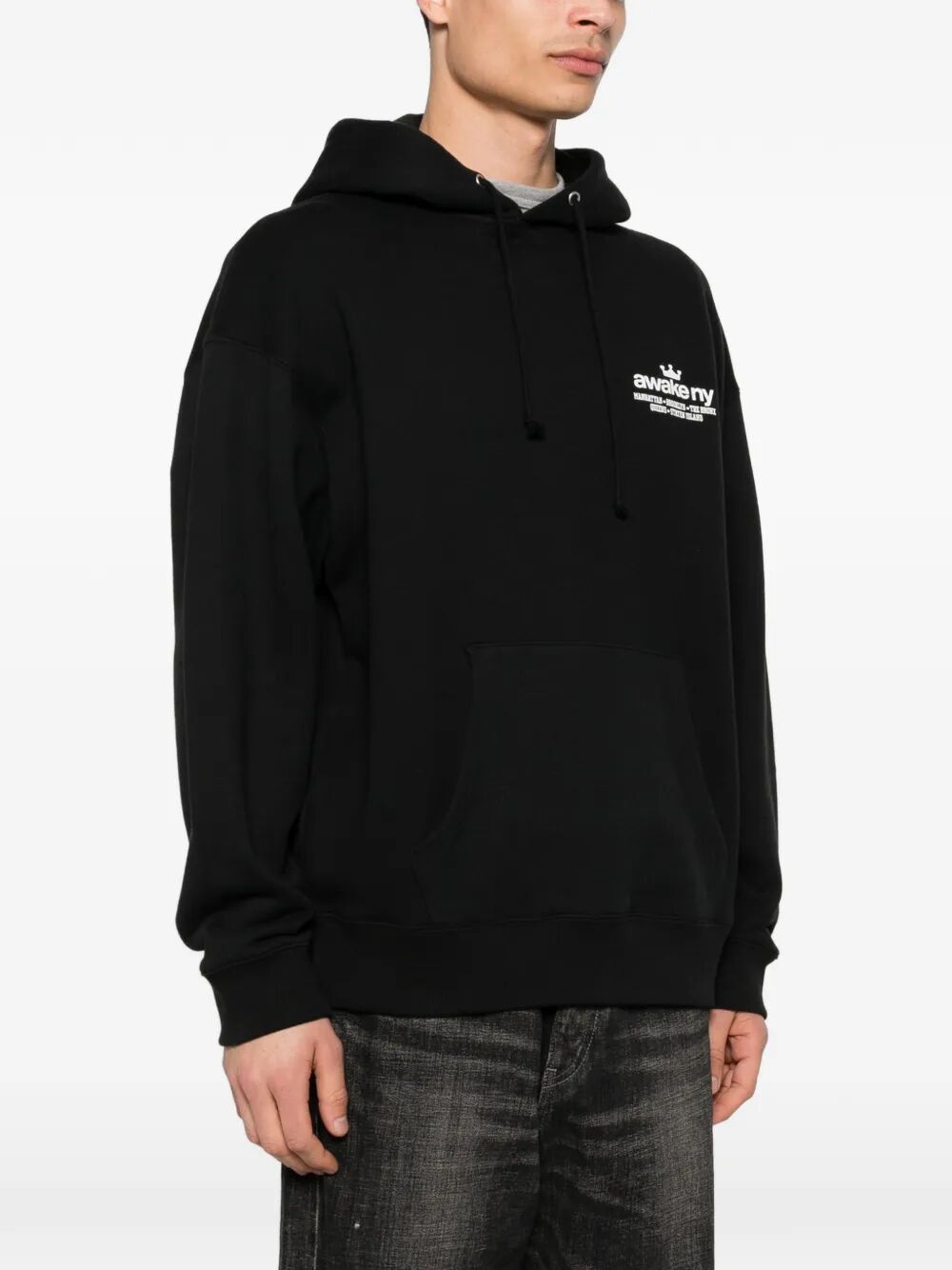 Good Everywhere Pullover Hoodie Black Cotton Sweatshirt