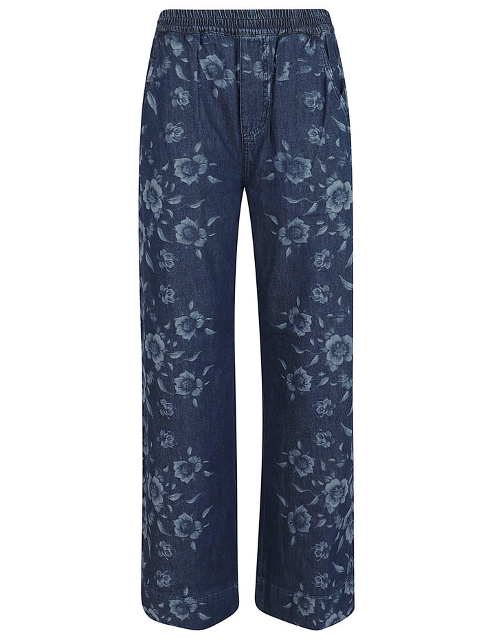 Puro Pantalone Light Denim Blue Co - Fod Fodera: Pantaloni