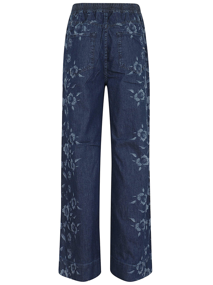 Puro Pantalone Light Denim Blue Co - Fod Fodera: Pantaloni