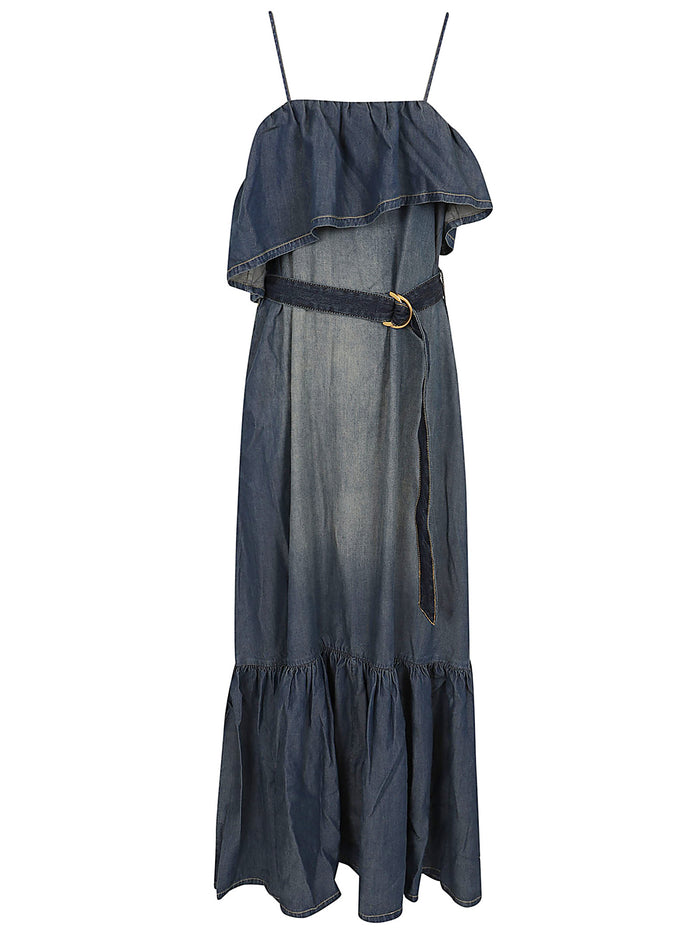 Chiarodiluna Abito Light Blue Ly - Cin Cintura: Co