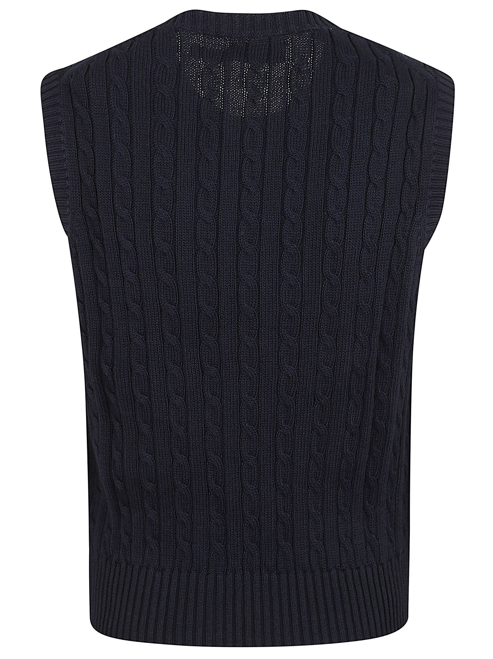 Sweater-pullover Gilet Blue Cotton Maglia