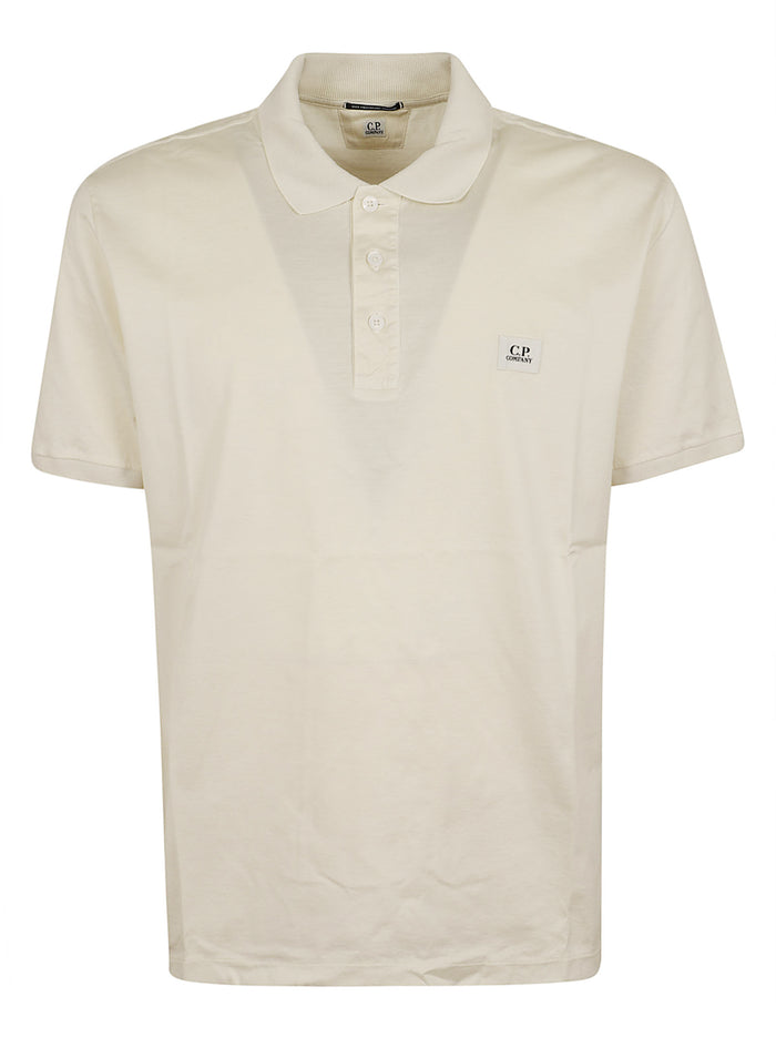 70-2 Mercerized Jersey Gasato Short Sleeve Polo Nude & Neutrals
