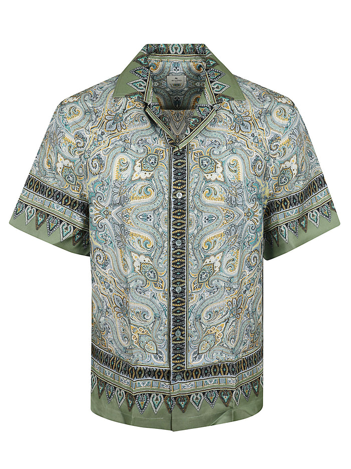 Bowling Shirt Silk Camicia