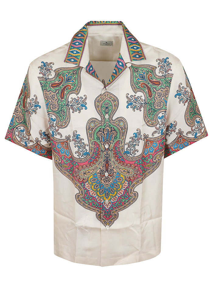 Bowling Shirt Silk Camicia
