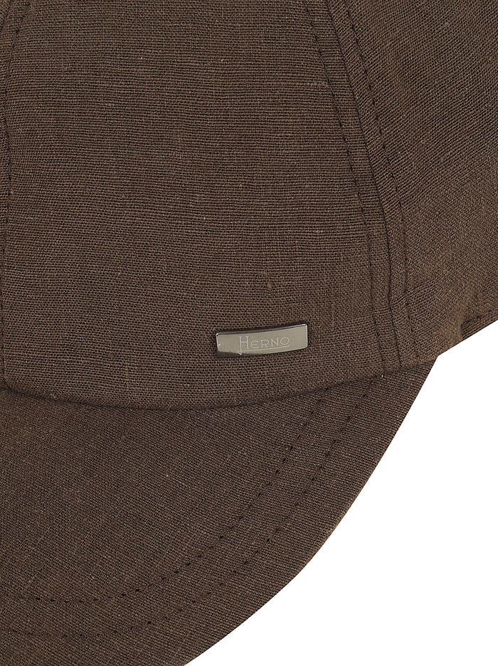 Hat Brown Lino Cotone Cappello