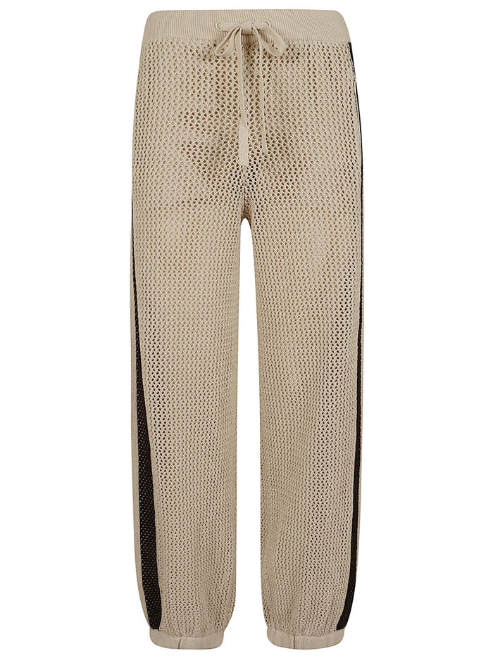 Nebulosa Pantalone Rete Sport Grey Cotone Pantaloni