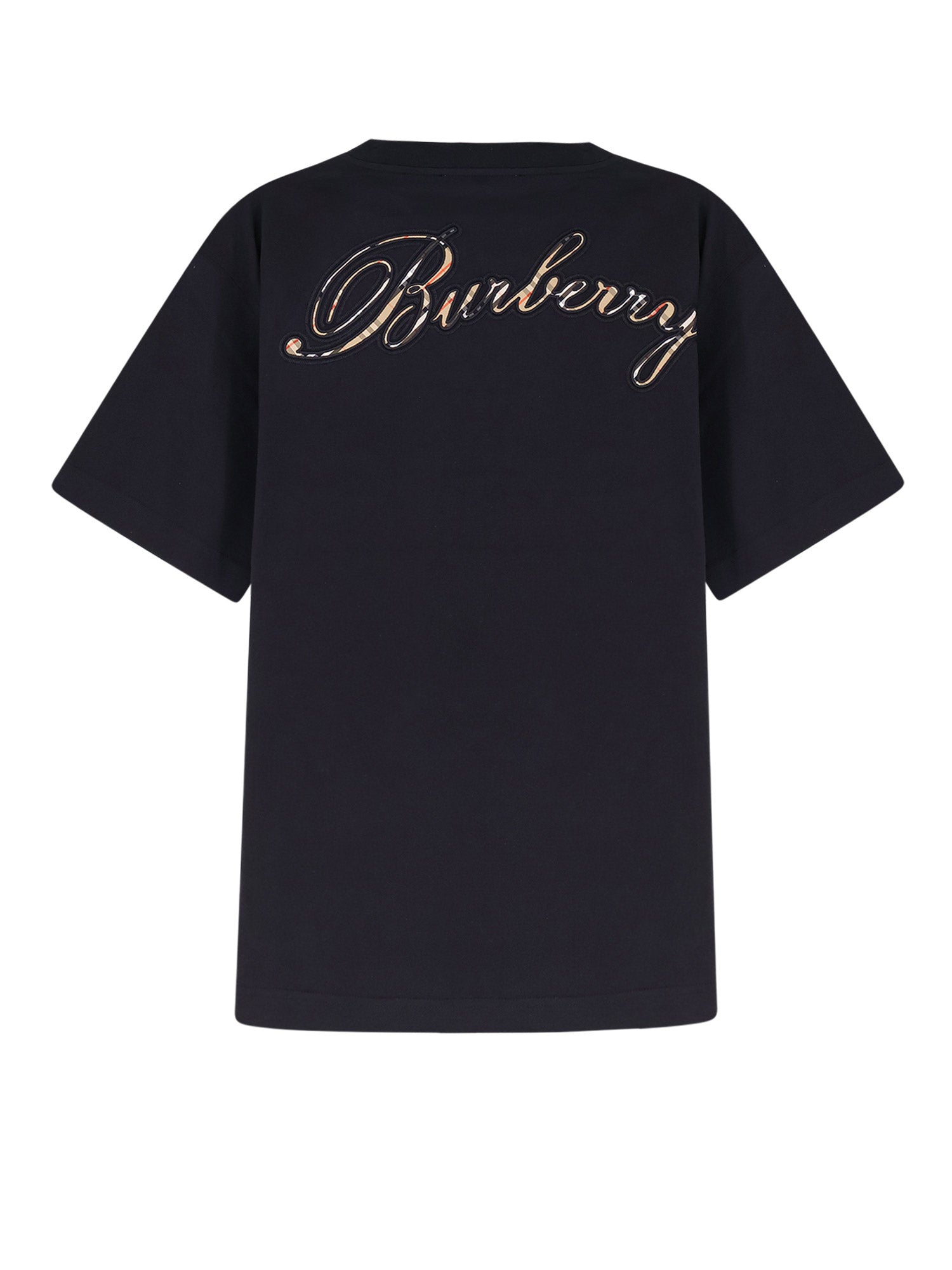 Burberry T-Shirts And Polos Black Cotone